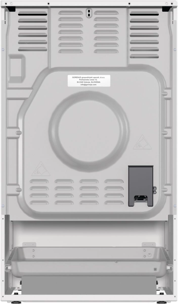 Плита Электрическая Gorenje GEC5A12WG-B белый стеклокерамика (без крышки) — миниатюра 13