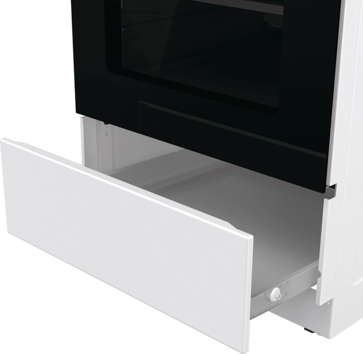 Плита Электрическая Gorenje GEC5A12WG-B белый стеклокерамика (без крышки) — миниатюра 3