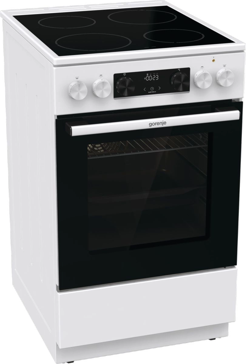 Плита Электрическая Gorenje GEC5C61WG белый стеклокерамика (без крышки) — миниатюра 9