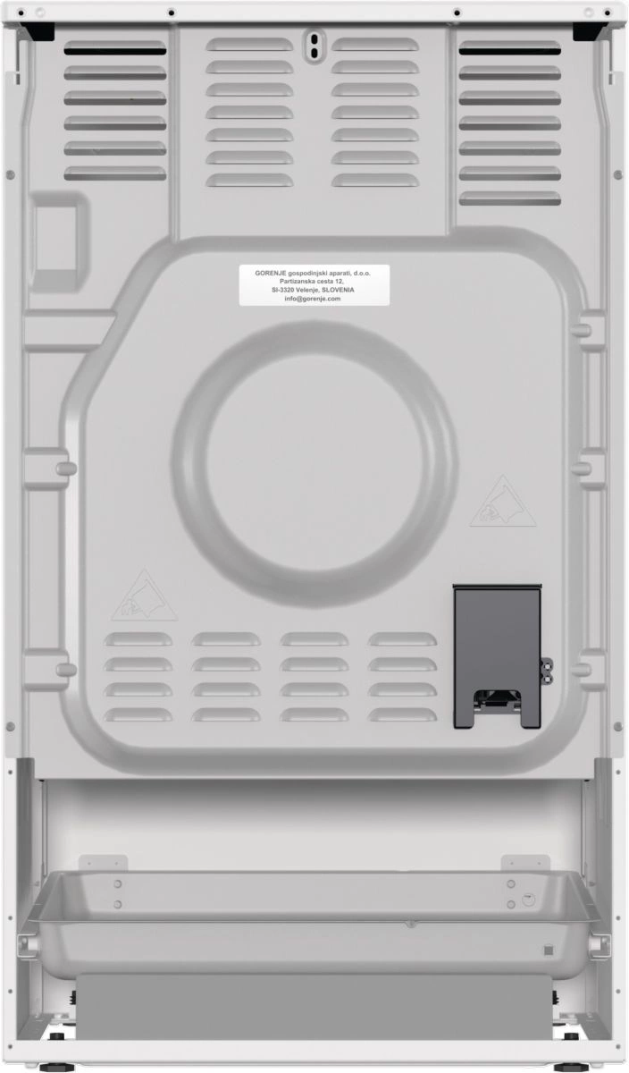 Плита Электрическая Gorenje GEC5C61WG белый стеклокерамика (без крышки) — миниатюра 13