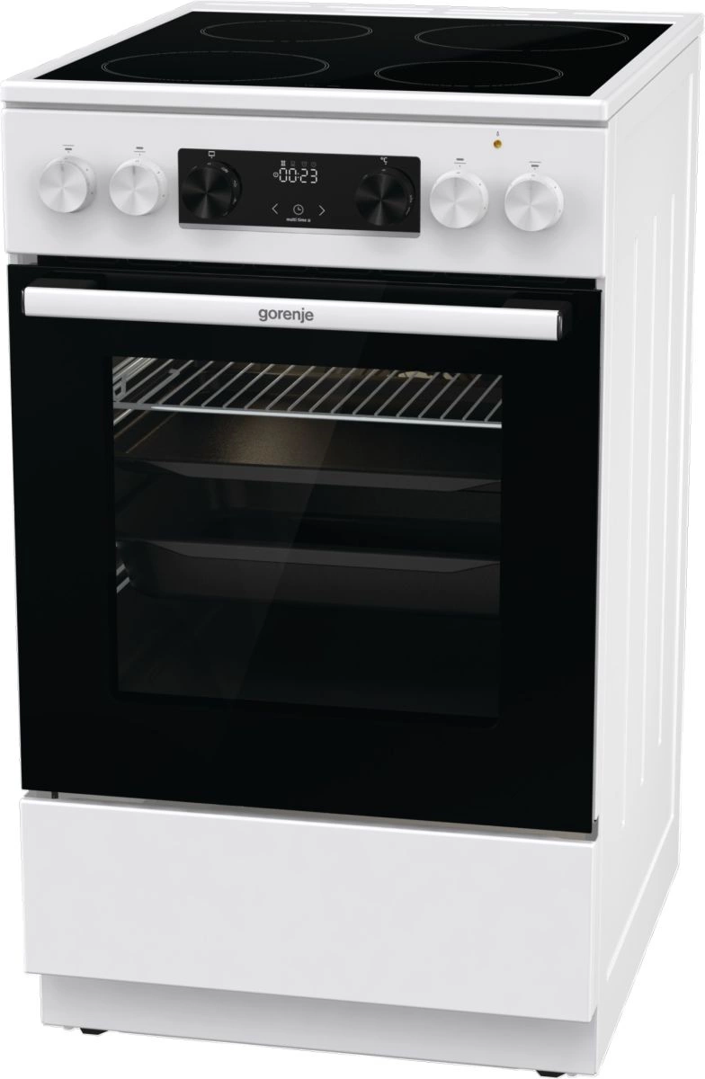 Плита Электрическая Gorenje GEC5C42WG белый стеклокерамика (без крышки) — миниатюра 11