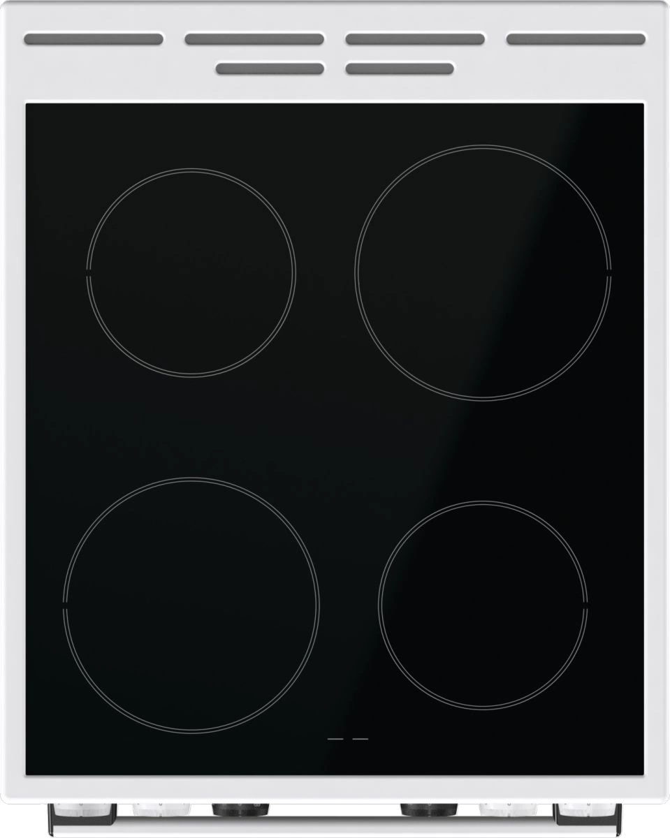 Плита Электрическая Gorenje GEC5C42WG белый стеклокерамика (без крышки) — миниатюра 5