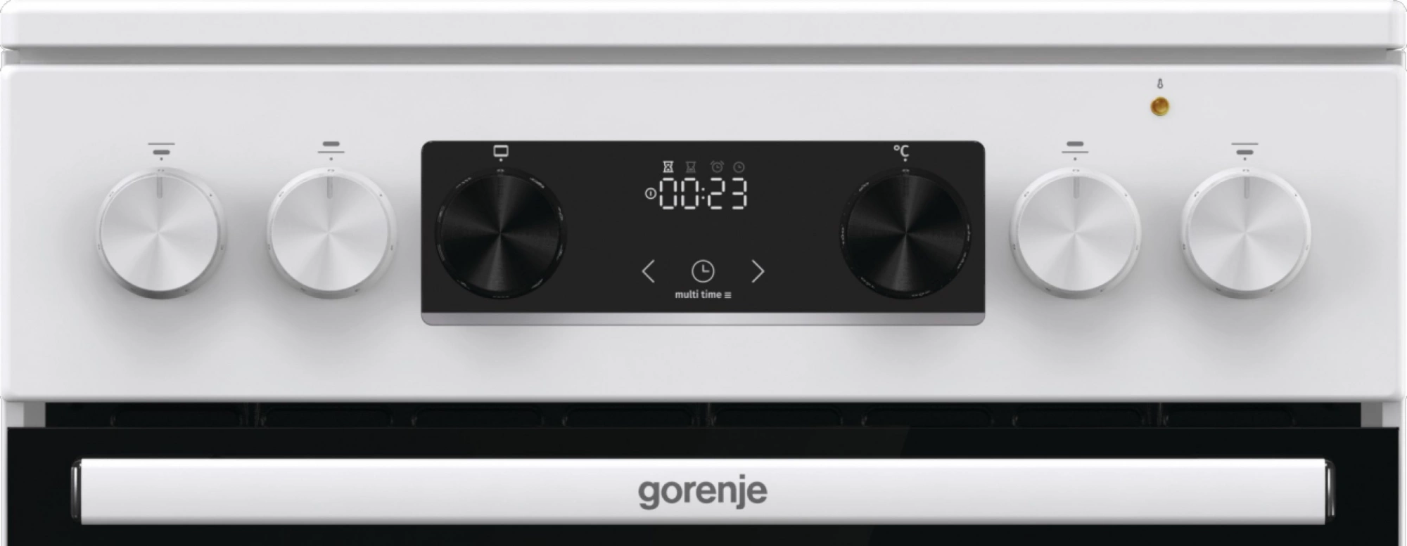 Плита Электрическая Gorenje GEC5C42WG белый стеклокерамика (без крышки) — миниатюра 7