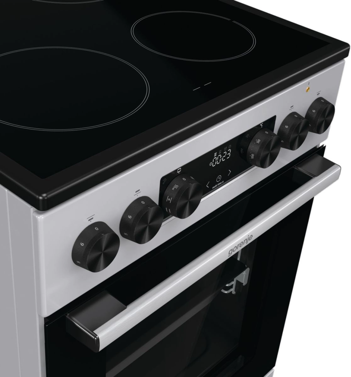 Плита Электрическая Gorenje GEC5C41SG серый стеклокерамика (без крышки) — миниатюра 8