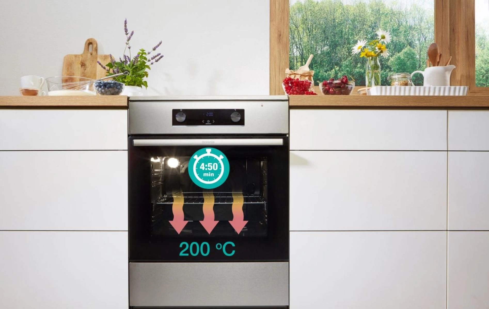 Плита Электрическая Gorenje GEC5C41SG серый стеклокерамика (без крышки) — миниатюра 22