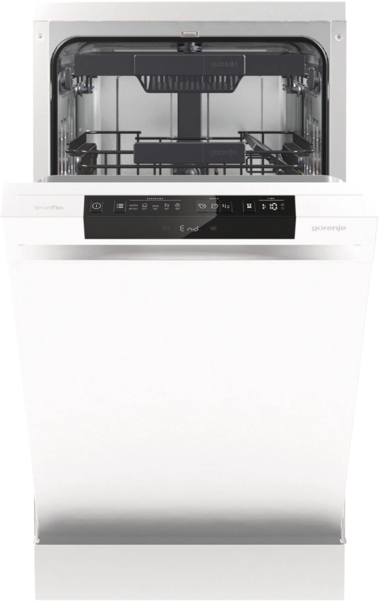 Посудомоечная машина Gorenje GS541D10W белый (узкая) инвертор — миниатюра 4