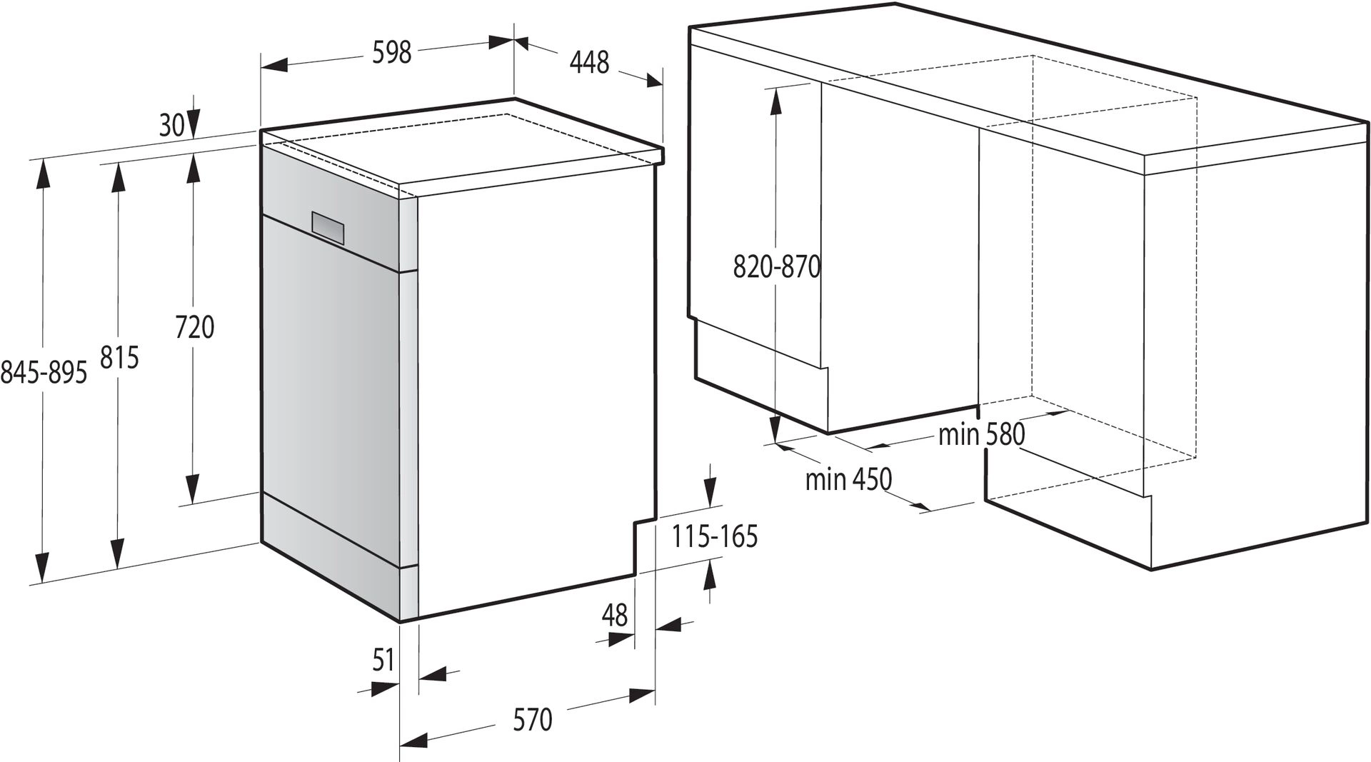 Посудомоечная машина Gorenje GS541D10W белый (узкая) инвертор — миниатюра 5