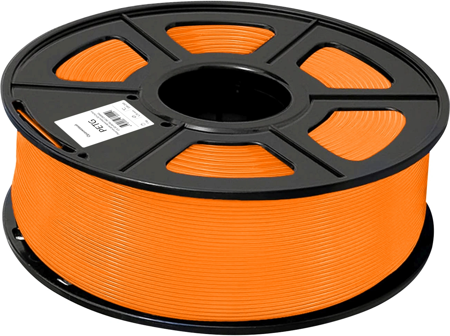 Пластик для принтера 3D Cactus CS-3D-PETG-1KG-ORANGE PETG d1.75мм 1кг L316м 1цв. — миниатюра 2