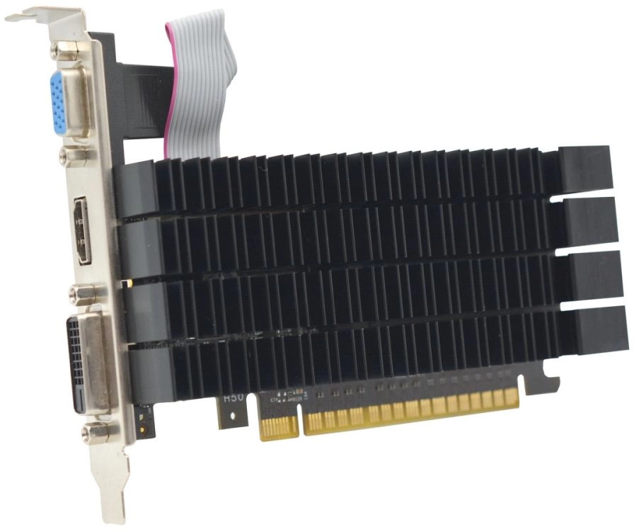 Видеокарта Afox PCI-E 2.0 AF730-2048D3L3-V3 NVIDIA GeForce GT 730 2Gb 64bit DDR3 700/1333 DVIx1 HDMIx1 CRTx1 HDCP Ret — миниатюра 2