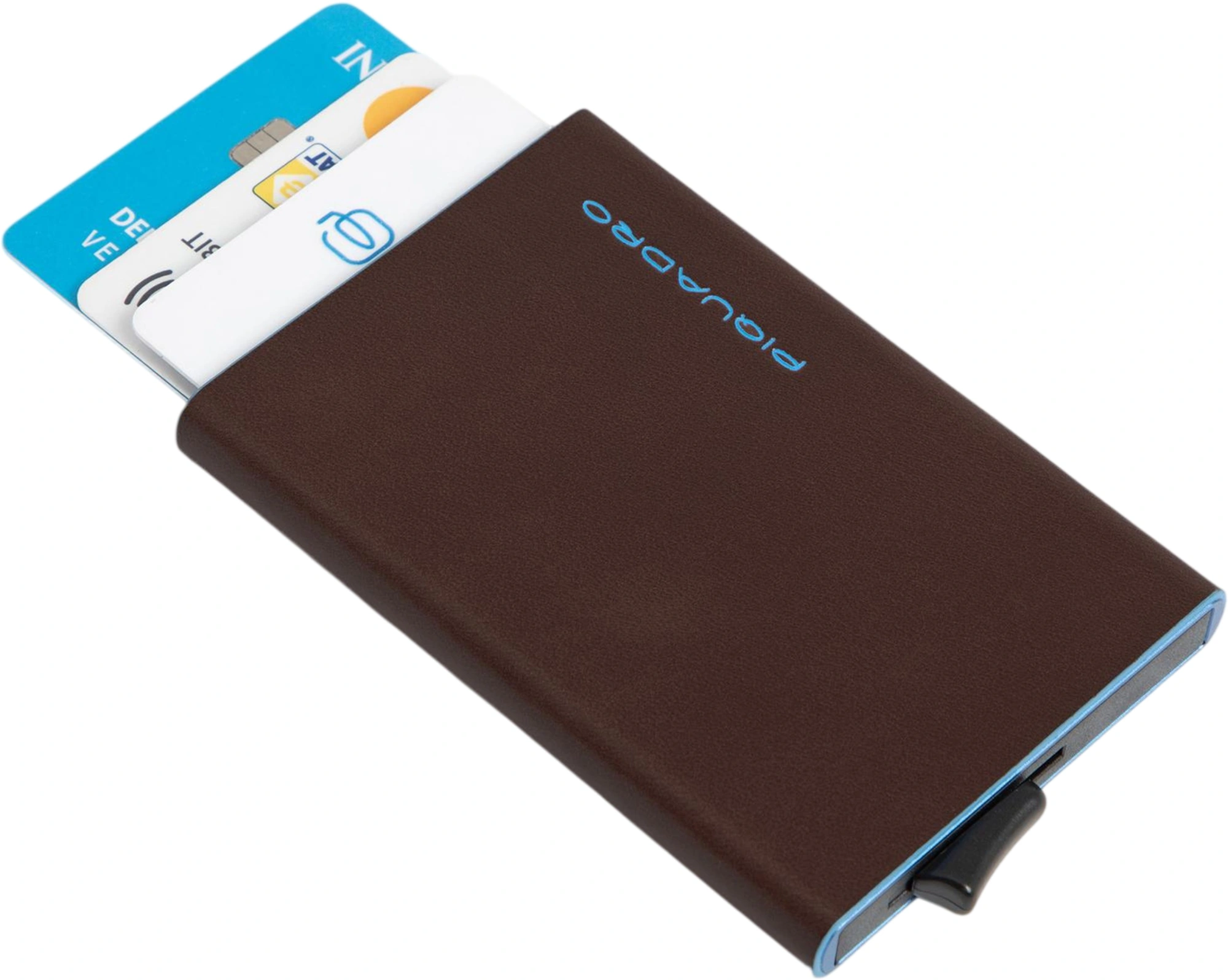 Чехол для кредитных карт Piquadro Blue Square PP4825B2BLR/MO красное дерево натур.кожа — миниатюра 3