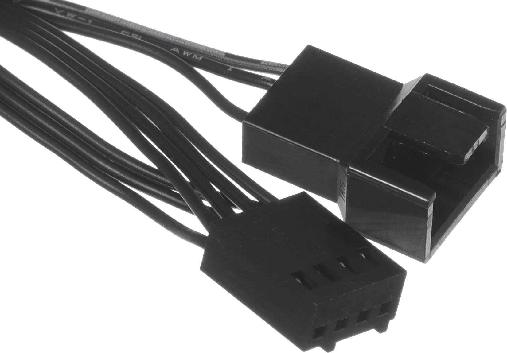 Вентилятор для корпуса ID-Cooling AS-140-K 140х140x25 черный 4-pin 30дБ Ret — миниатюра 8