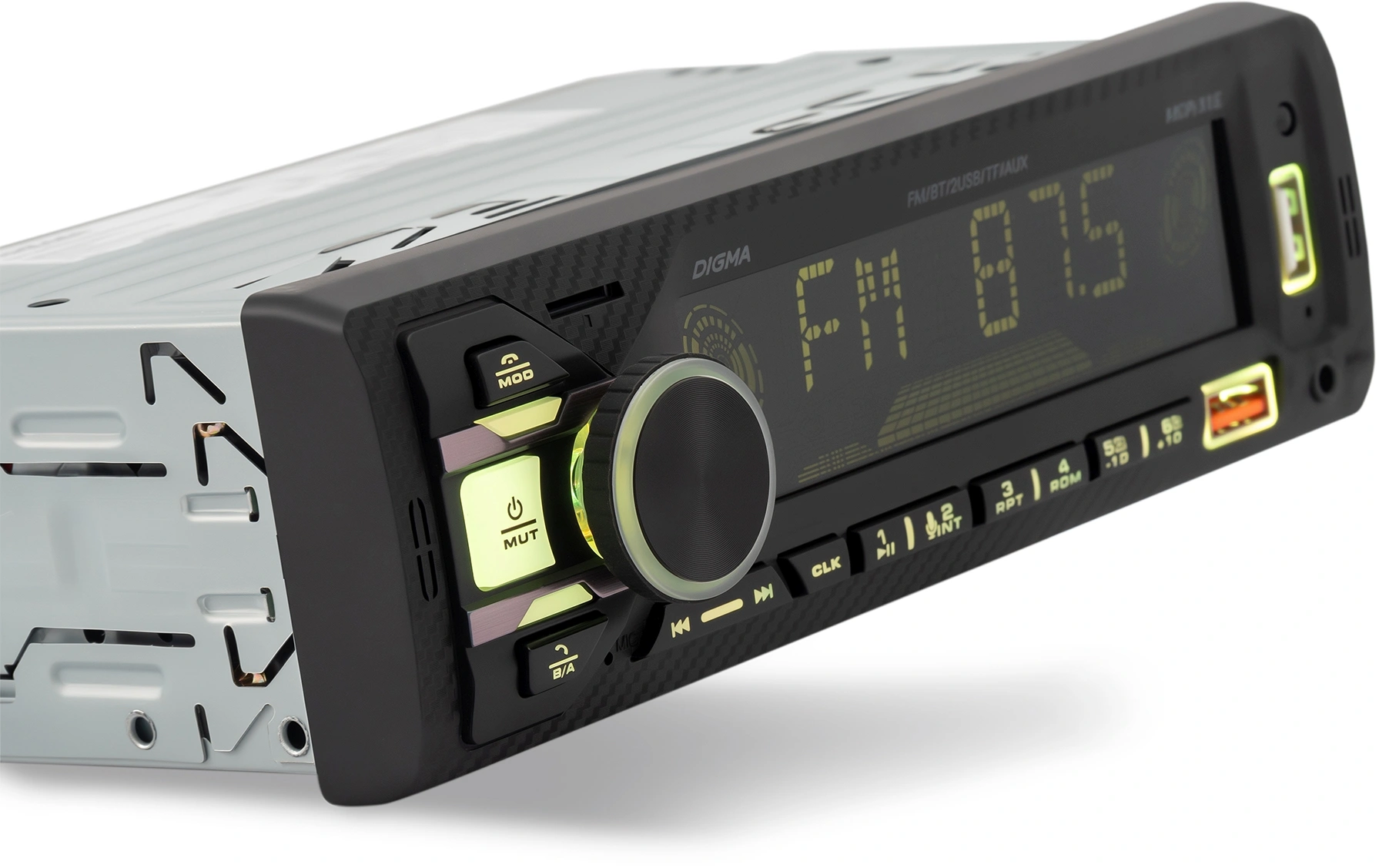 Автомагнитола Digma MCP-515 1DIN 4x45Вт v5.0 USB 2.0 AUX 4 ПДУ — миниатюра 11