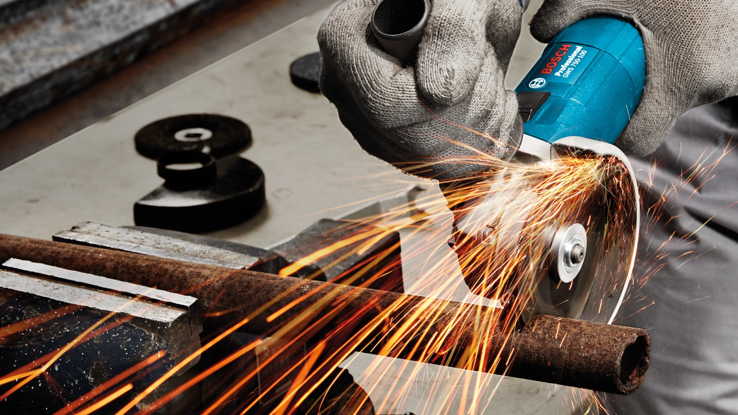 Углошлифовальная машина Bosch GWS 750-125 750Вт 11000об/мин рез.шпин.:M14 d=125мм (0601394001) — миниатюра 4