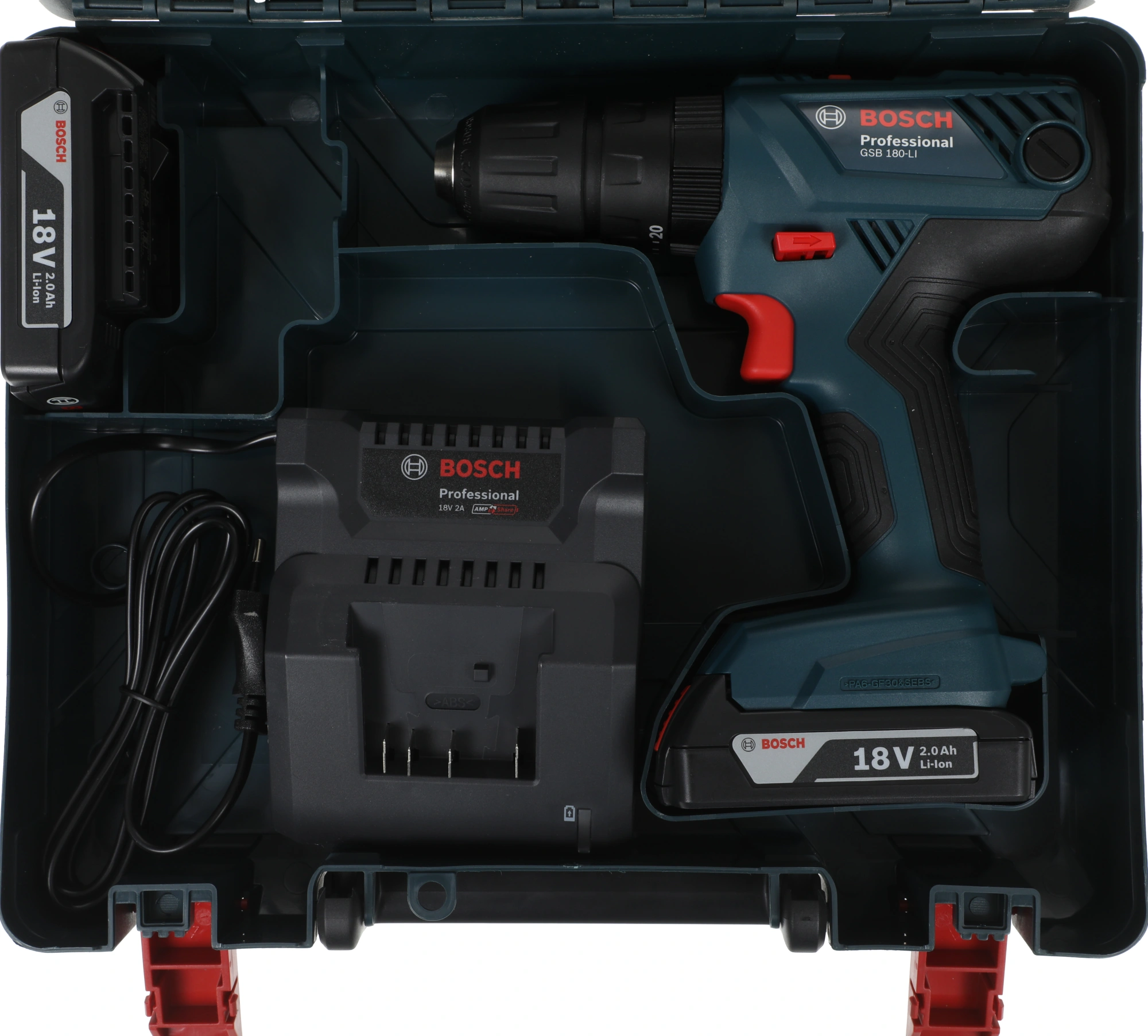 Дрель-шуруповерт Bosch GSB 180-LI аккум. патрон:быстрозажимной (кейс в комплекте) (06019F8307) — миниатюра 7