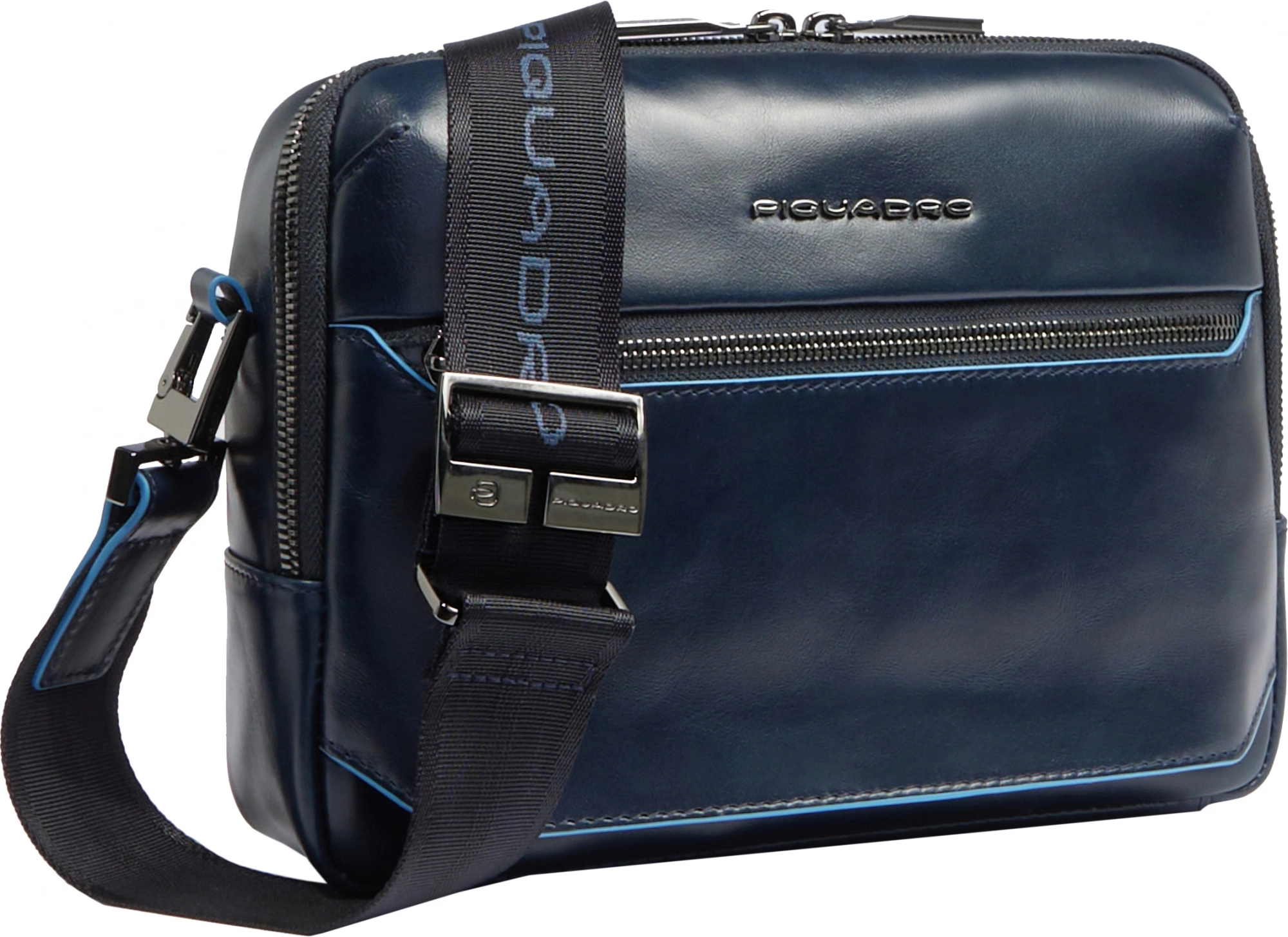 Сумка мужская Piquadro Blue Square CA6588B2/BLU2 синяя натур.кожа — миниатюра 2