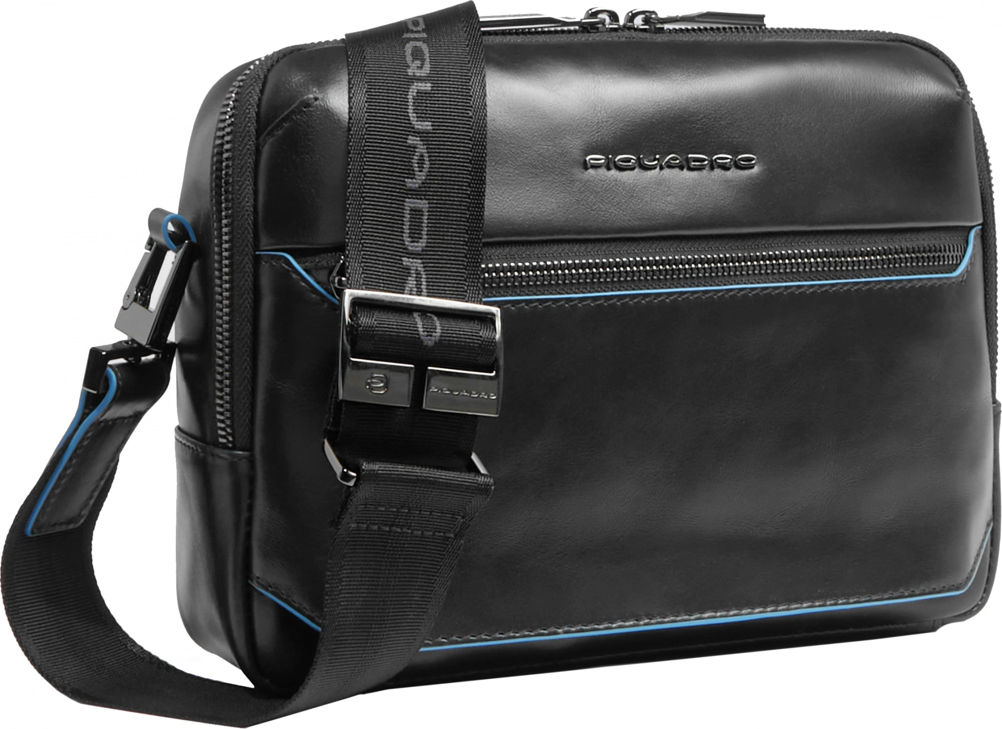 Сумка мужская Piquadro Blue Square CA6588B2/N черная натур.кожа — миниатюра 2