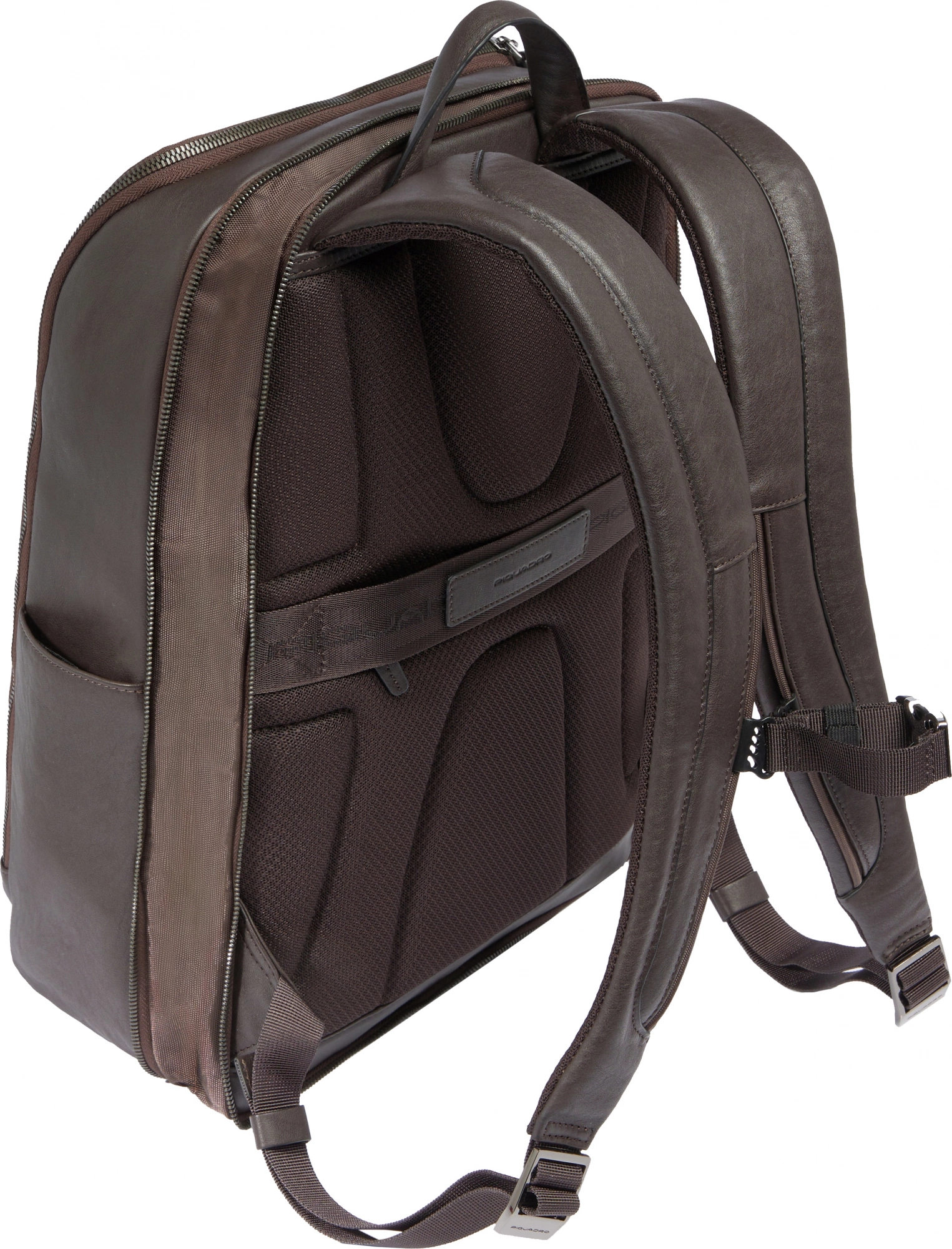Рюкзак мужской Piquadro Black Square CA6503B3/TM темно-коричневый натур.кожа — миниатюра 7