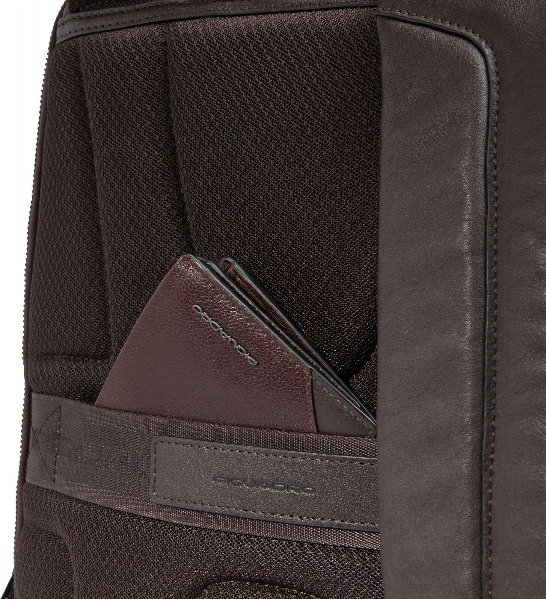 Рюкзак мужской Piquadro Black Square CA6503B3/TM темно-коричневый натур.кожа — миниатюра 5