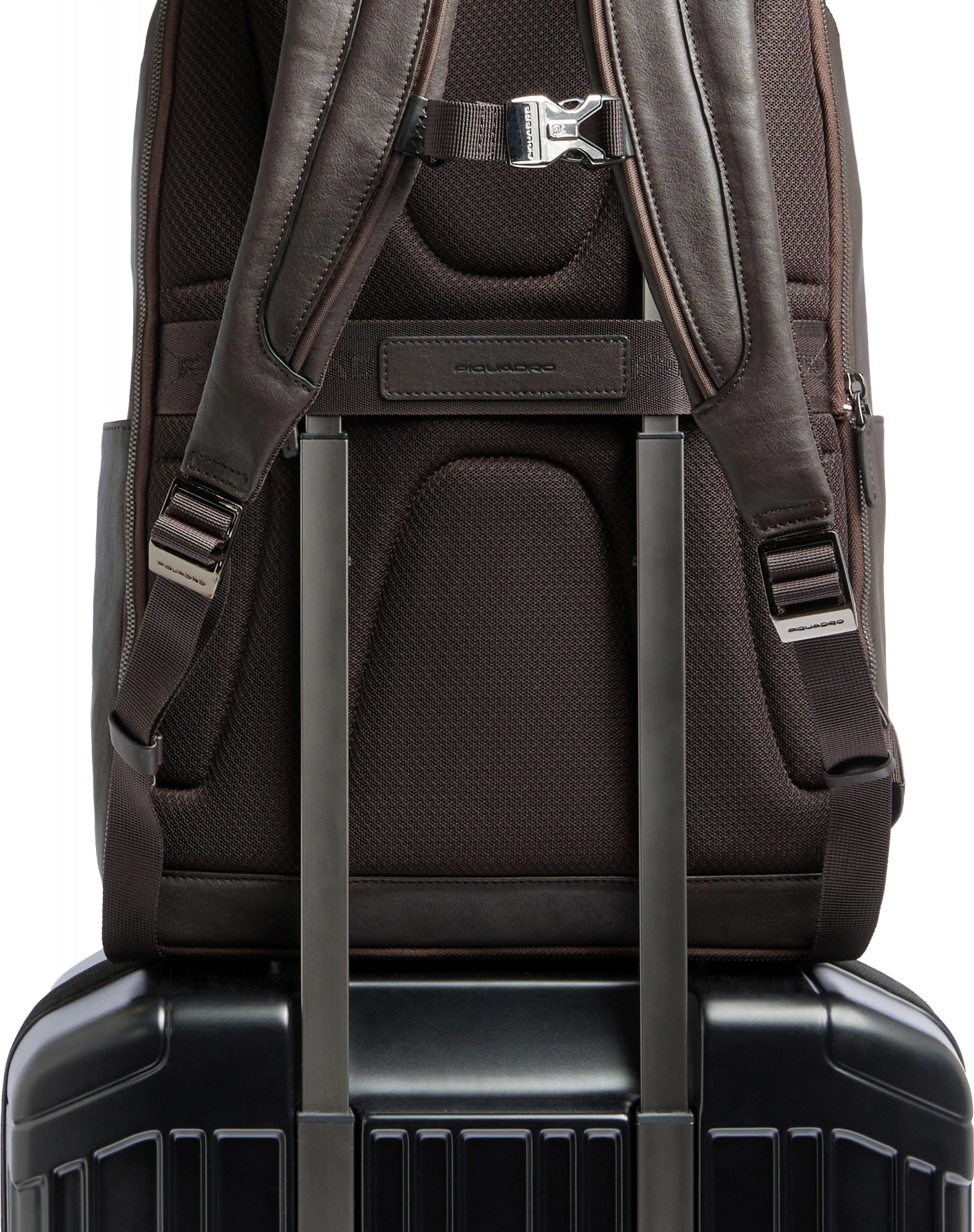 Рюкзак мужской Piquadro Black Square CA6503B3/TM темно-коричневый натур.кожа — миниатюра 6