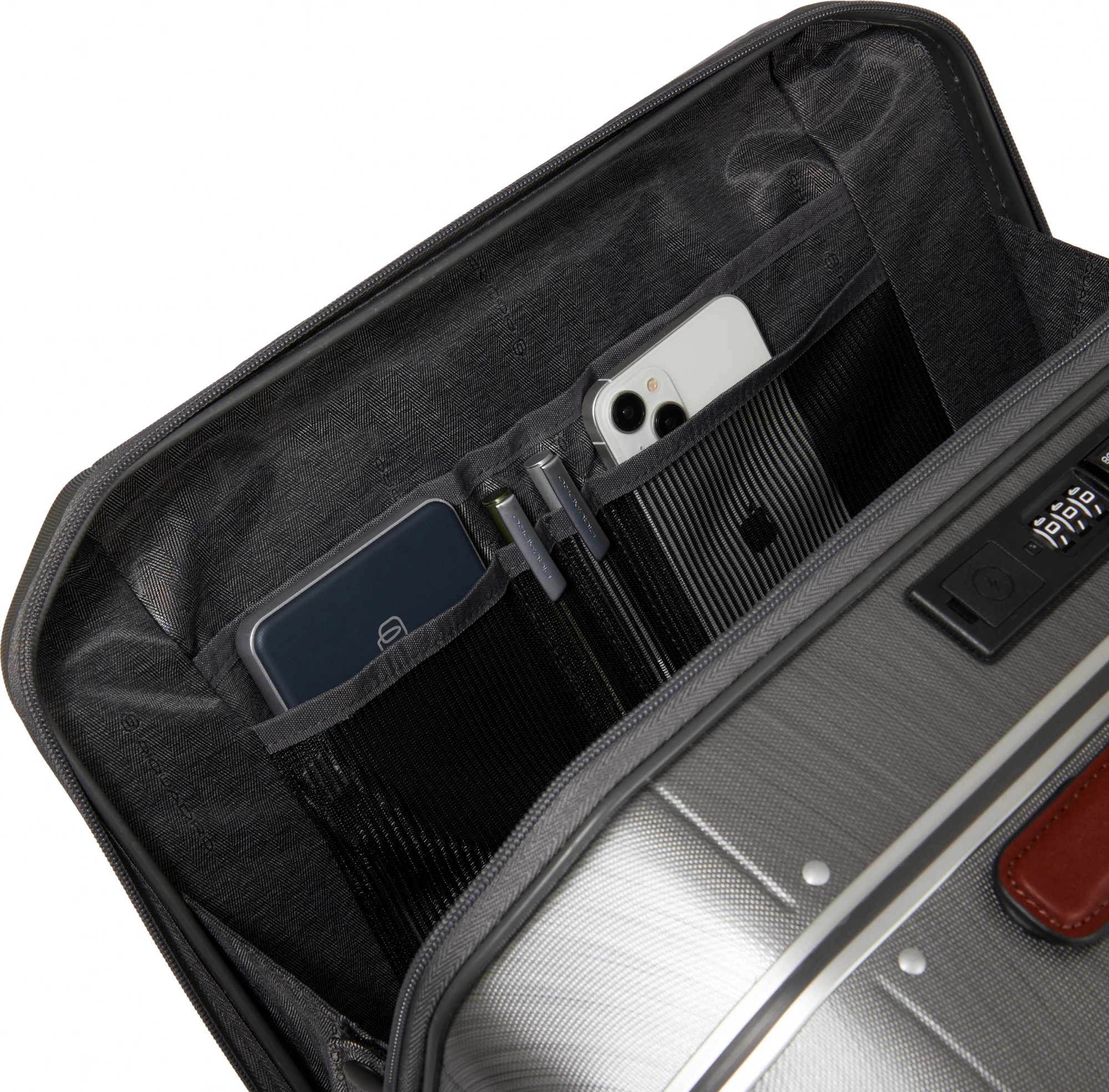 Чемодан Piquadro PQ-LM BV6552PQLM (BV6552PQLM/NCU) 44.5x40x22см 28л. 3.75кг. поликарбонат серый глянц. — миниатюра 8