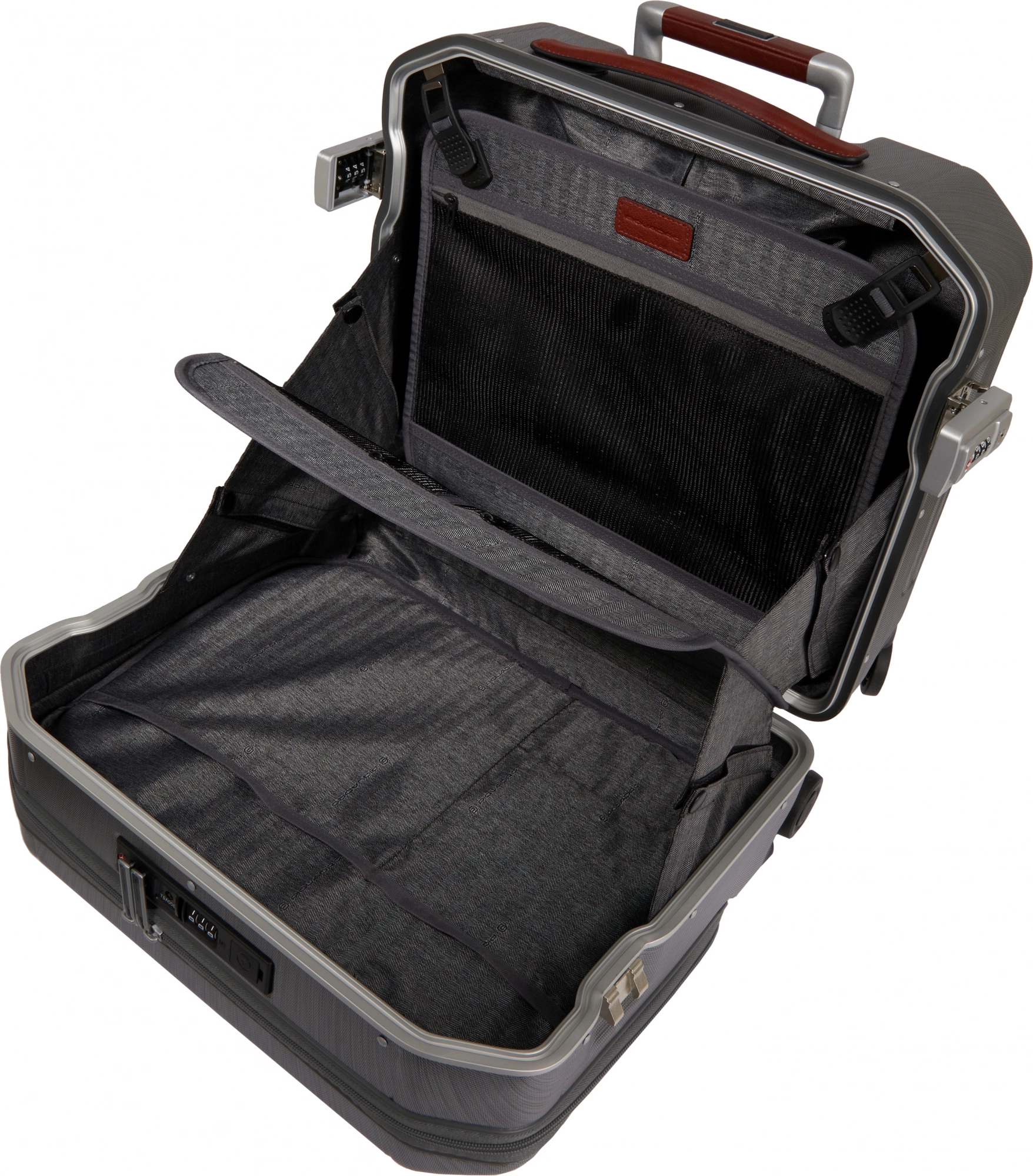 Чемодан Piquadro PQ-LM BV6552PQLM (BV6552PQLM/NCU) 44.5x40x22см 28л. 3.75кг. поликарбонат серый глянц. — миниатюра 9