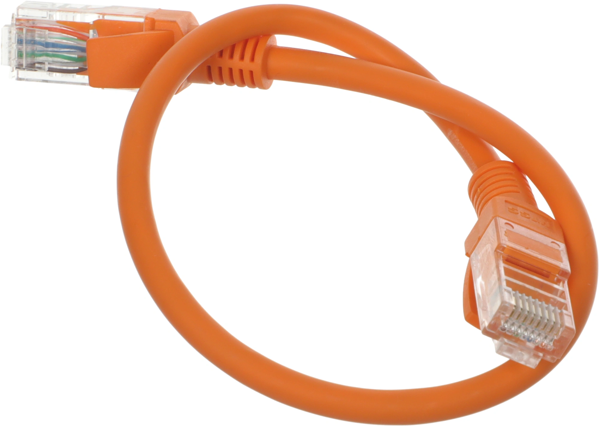 Патч-корд NTSS NTSS-PC-UTP-RJ45-5e-0.3-LSZH-OR UTP RJ-45 вил.-вилка RJ-45 кат.5E 0.3м оранжевый LSZH — миниатюра 3