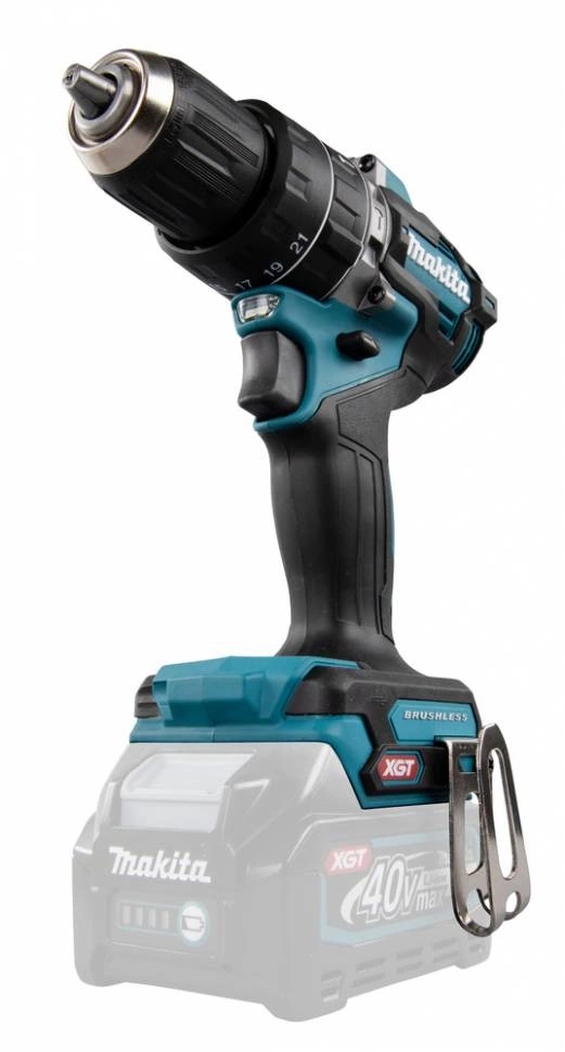 Дрель-шуруповерт Makita HP002GZ аккум. патрон:быстрозажимной (кейс в комплекте) — миниатюра 3