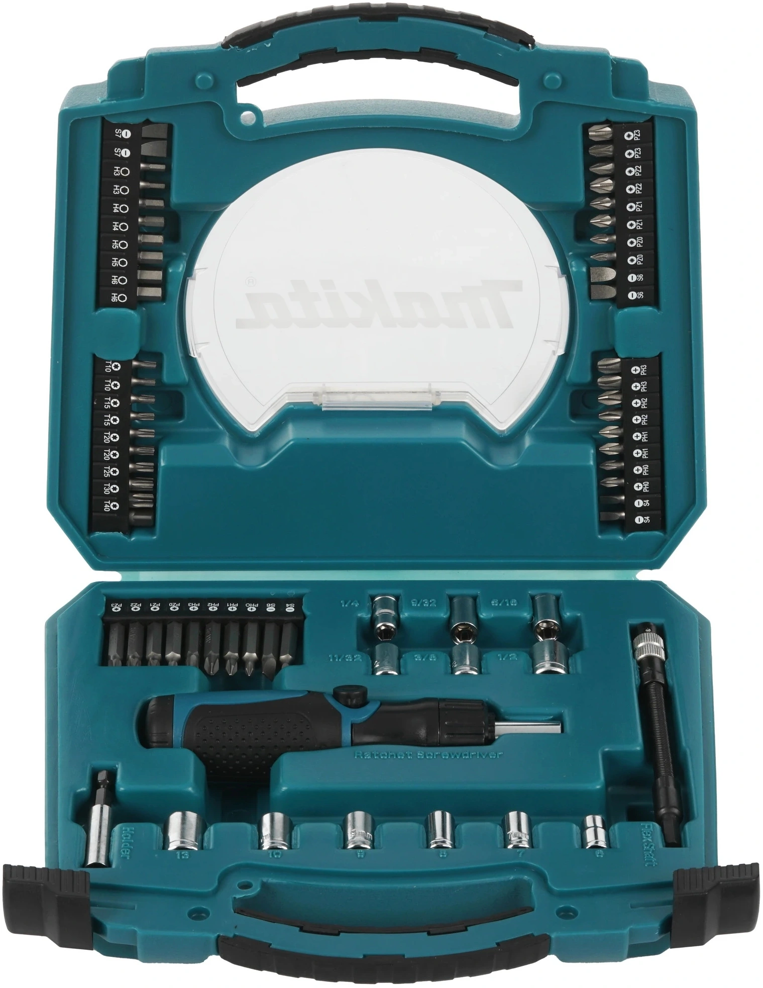 Набор инструментов Makita D-42020 65 предметов (жесткий кейс) — миниатюра 2