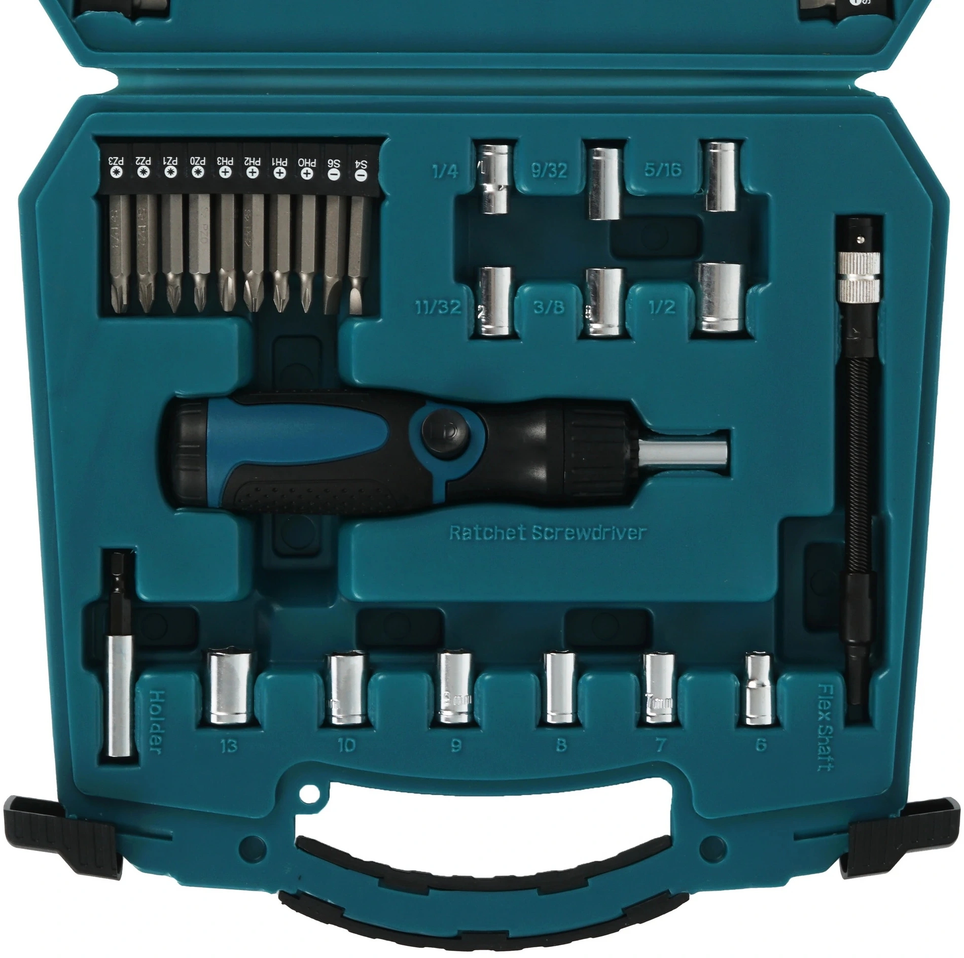 Набор инструментов Makita D-42020 65 предметов (жесткий кейс) — миниатюра 4