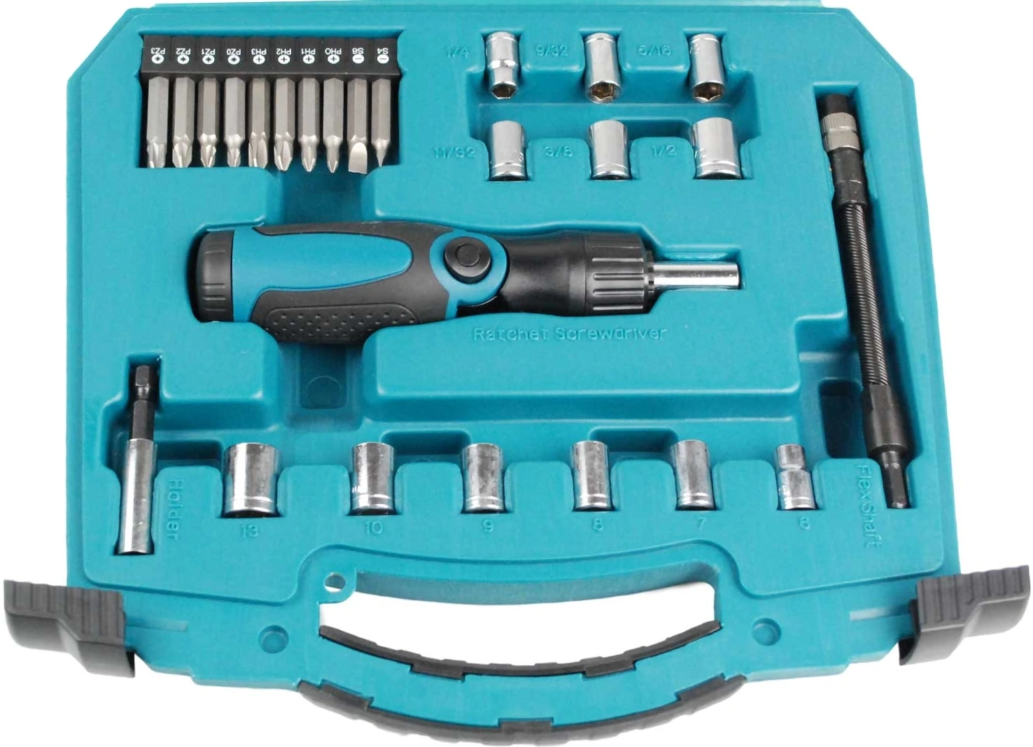 Набор инструментов Makita D-42020 65 предметов (жесткий кейс) — миниатюра 8
