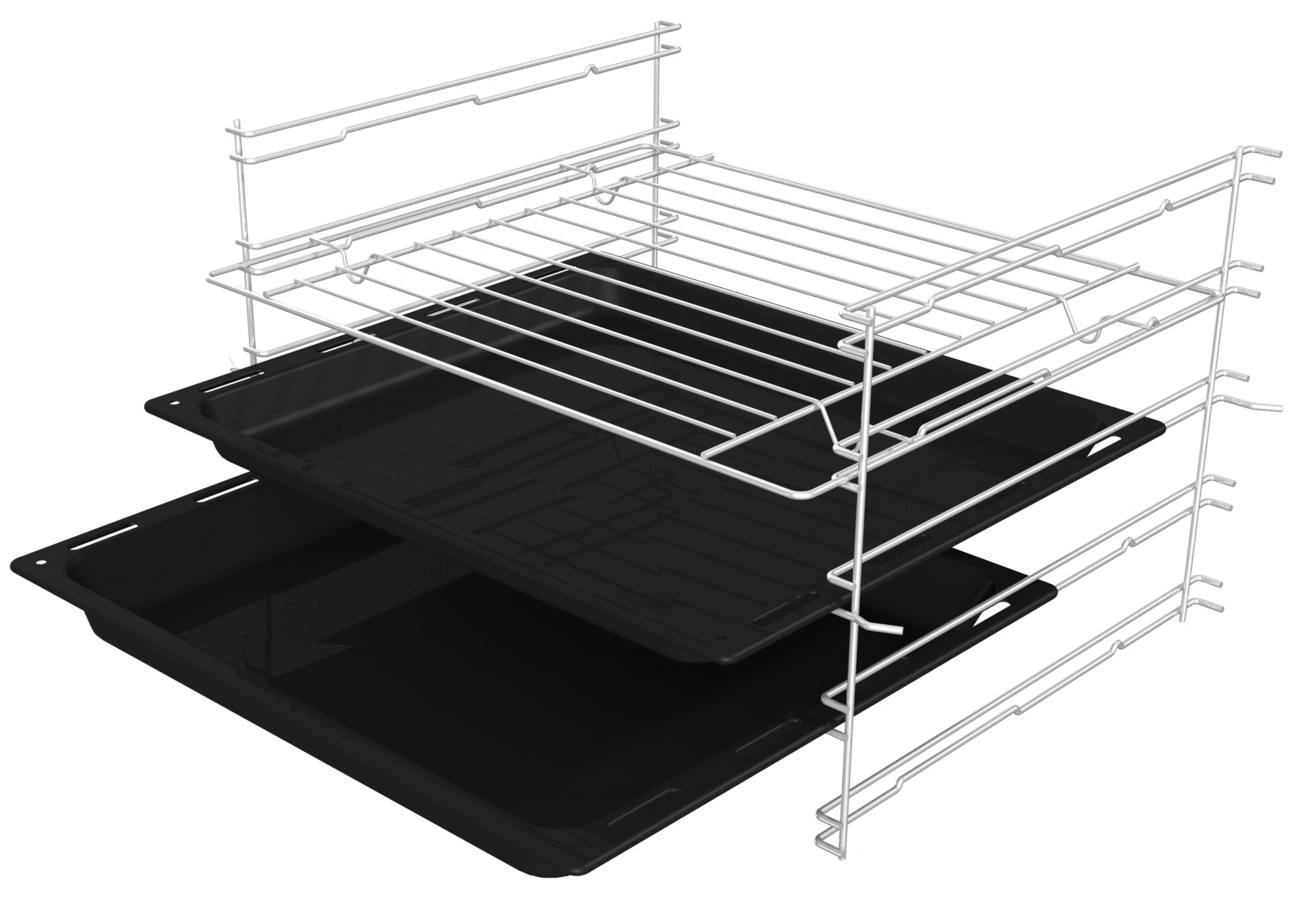 Духовой шкаф Электрический Gorenje BO6727E03NX черный/серебристый — миниатюра 4