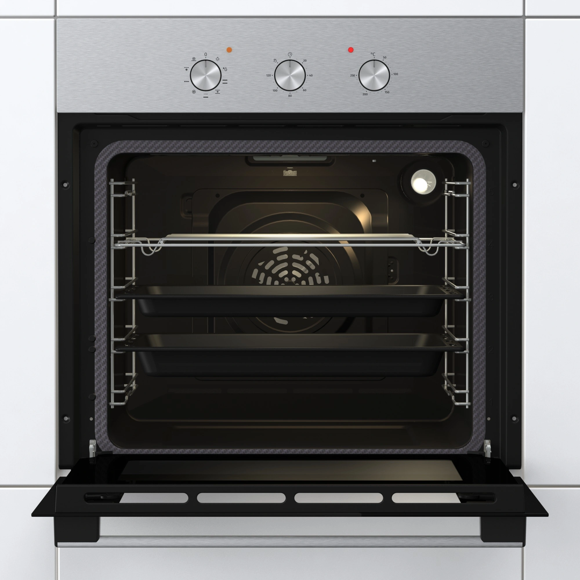 Духовой шкаф Электрический Gorenje BO6727E03NX черный/серебристый — миниатюра 7