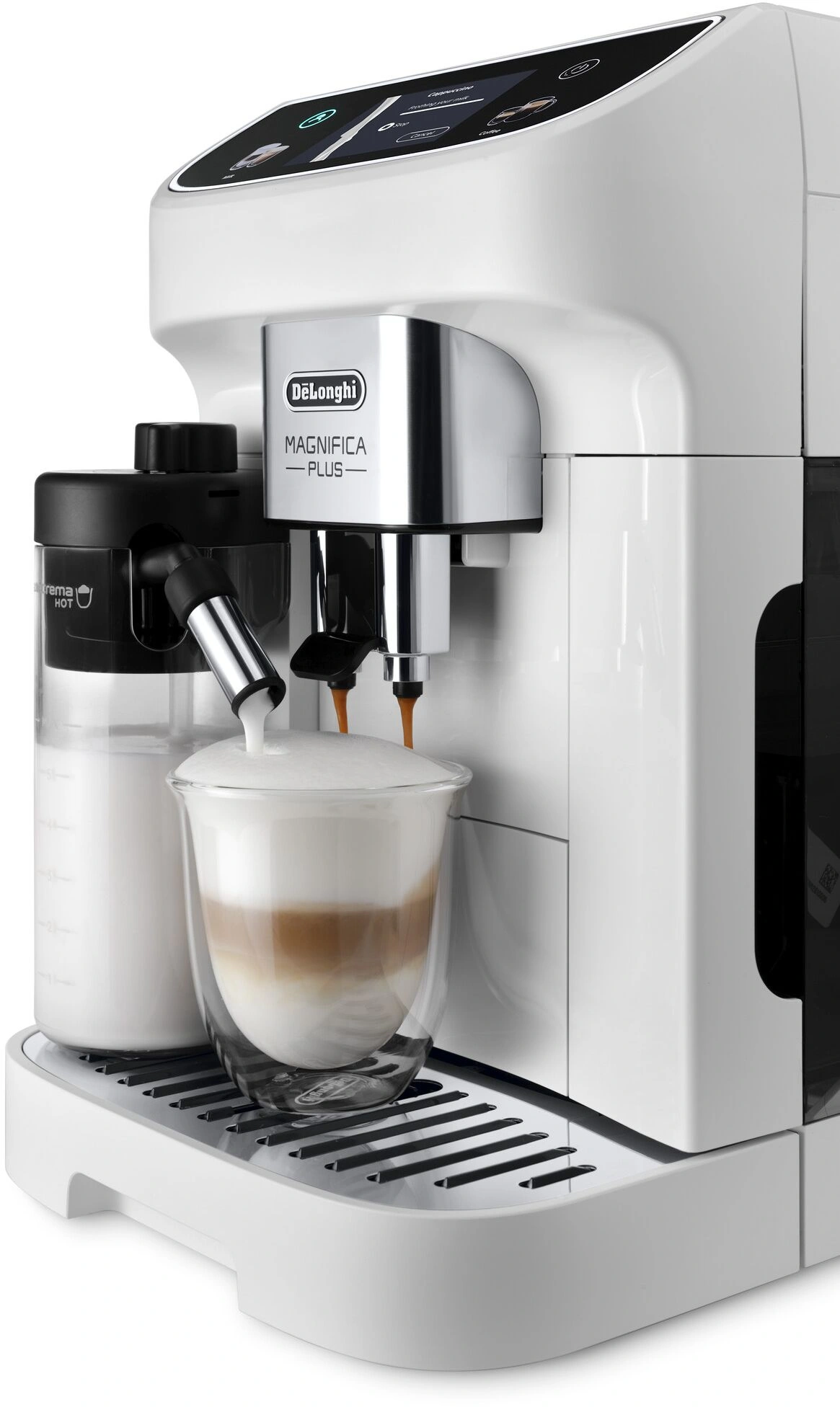 Кофемашина Delonghi Magnifica Plus ECAM320.60.W 1450Вт белый/черный — миниатюра 2