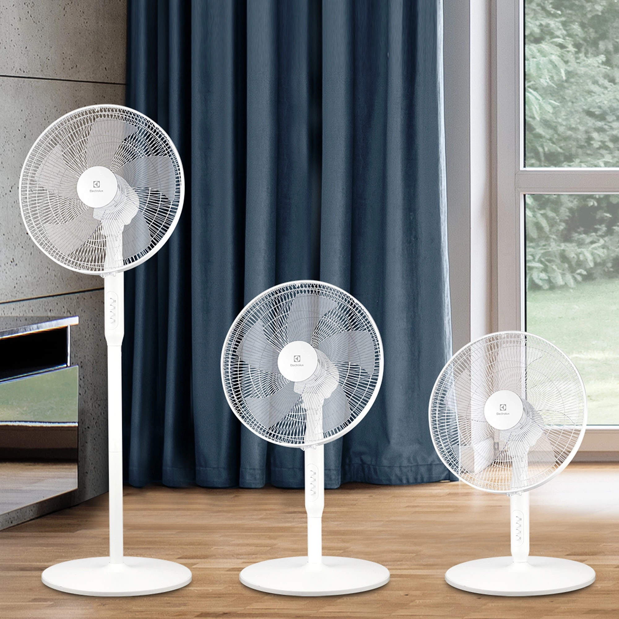 Вентилятор напольный Electrolux EFF-1006W 50Вт скоростей:3 белый — миниатюра 6