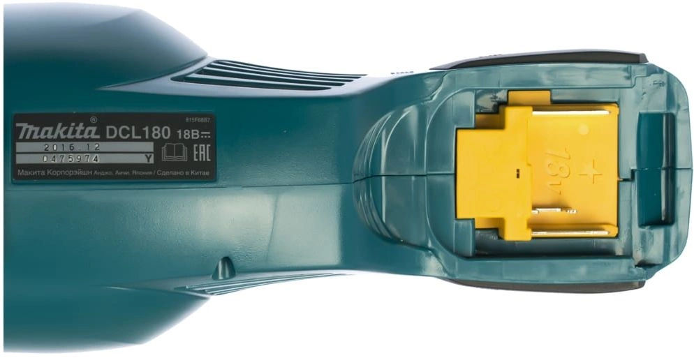 Строительный пылесос Makita DCL180Z (уборка: сухая) синий — миниатюра 2