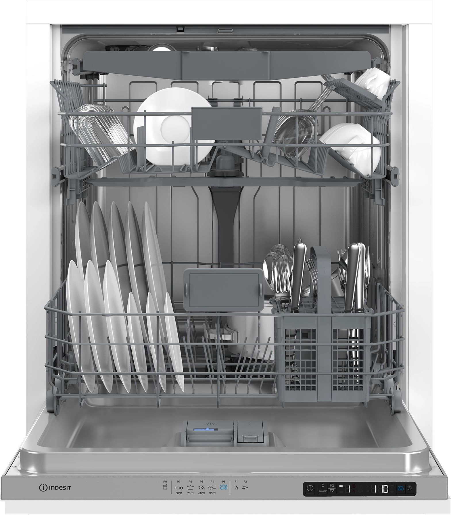 Посудомоечная машина встраив. Indesit DI 5C59 2100Вт полноразмерная — миниатюра 2