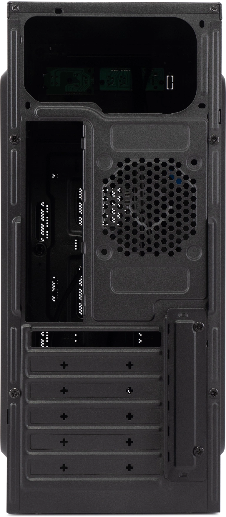 Корпус Digma DCC-MD301 черный без БП ATX 1x80mm 4x120mm 1xUSB2.0 1xUSB3.0 audio — миниатюра 8