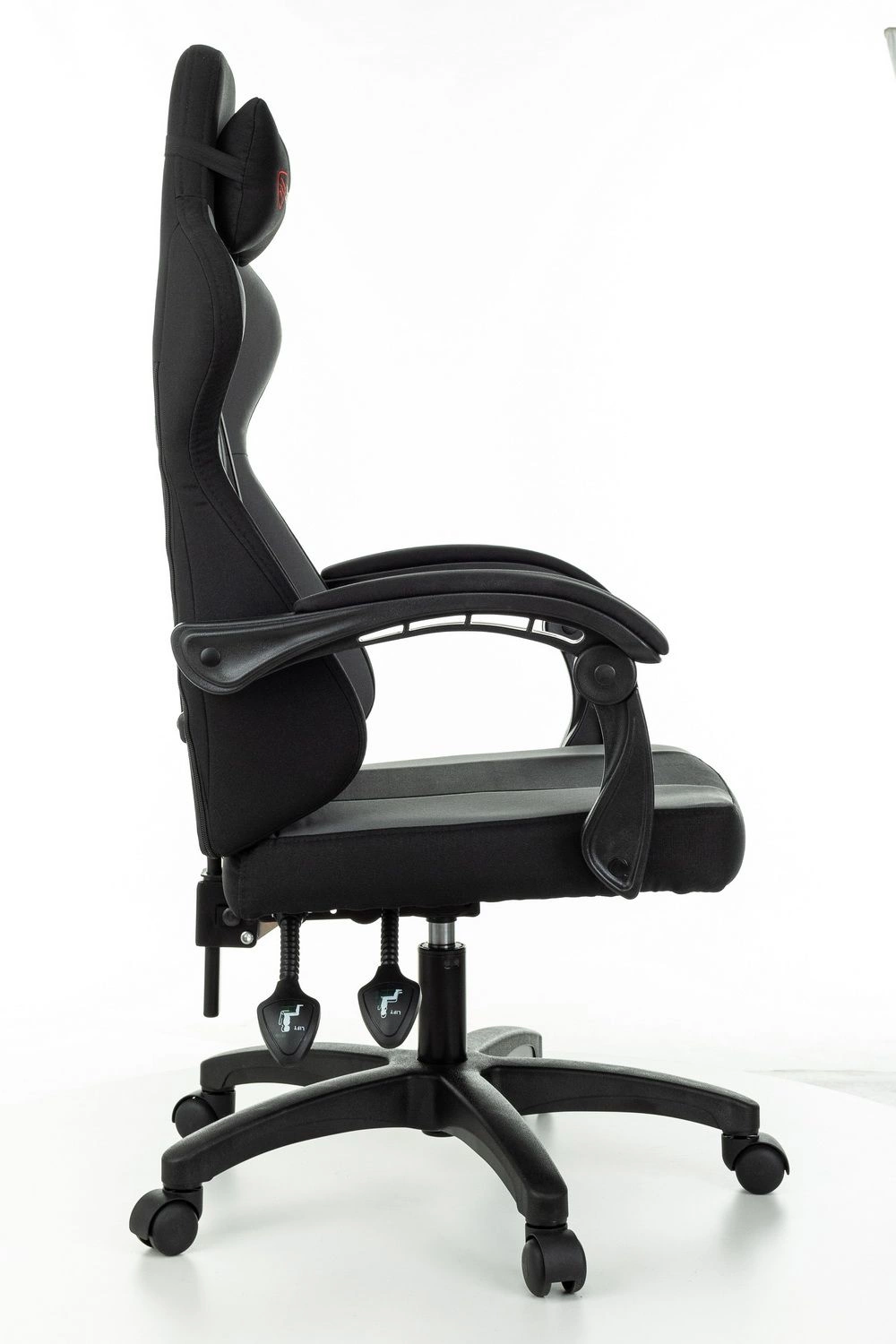 Кресло игровое Zombie Rudger черныйсерый крестов пластик - Дополнительные фотографии