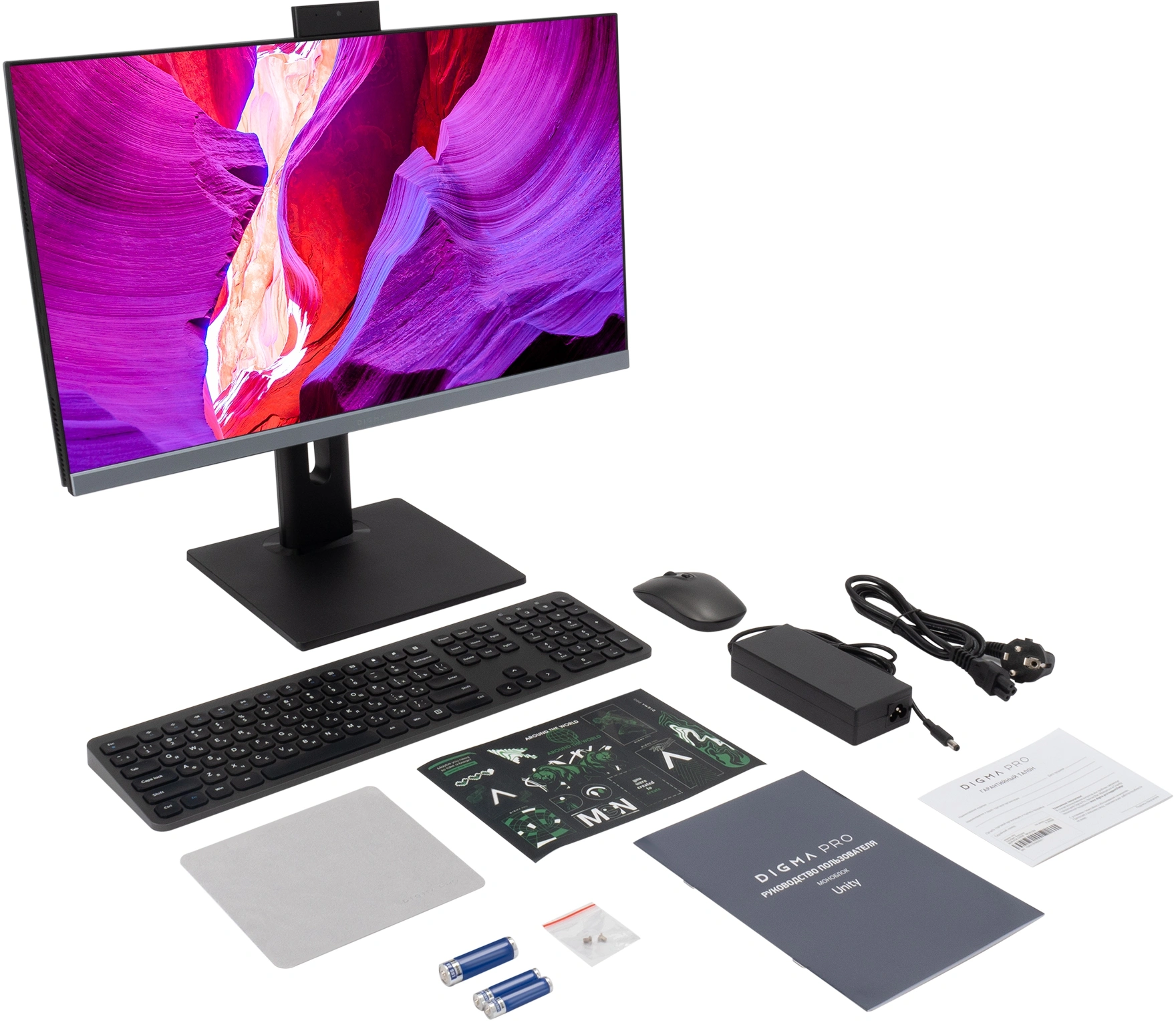 Моноблок Digma Pro Unity 23.8" Full HD i5 1235U (1.3) 16Gb SSD512Gb Iris Xe Windows 11 Pro GbitEth WiFi BT 90W клавиатура мышь Cam серый/черный 1920x1080 — миниатюра 21