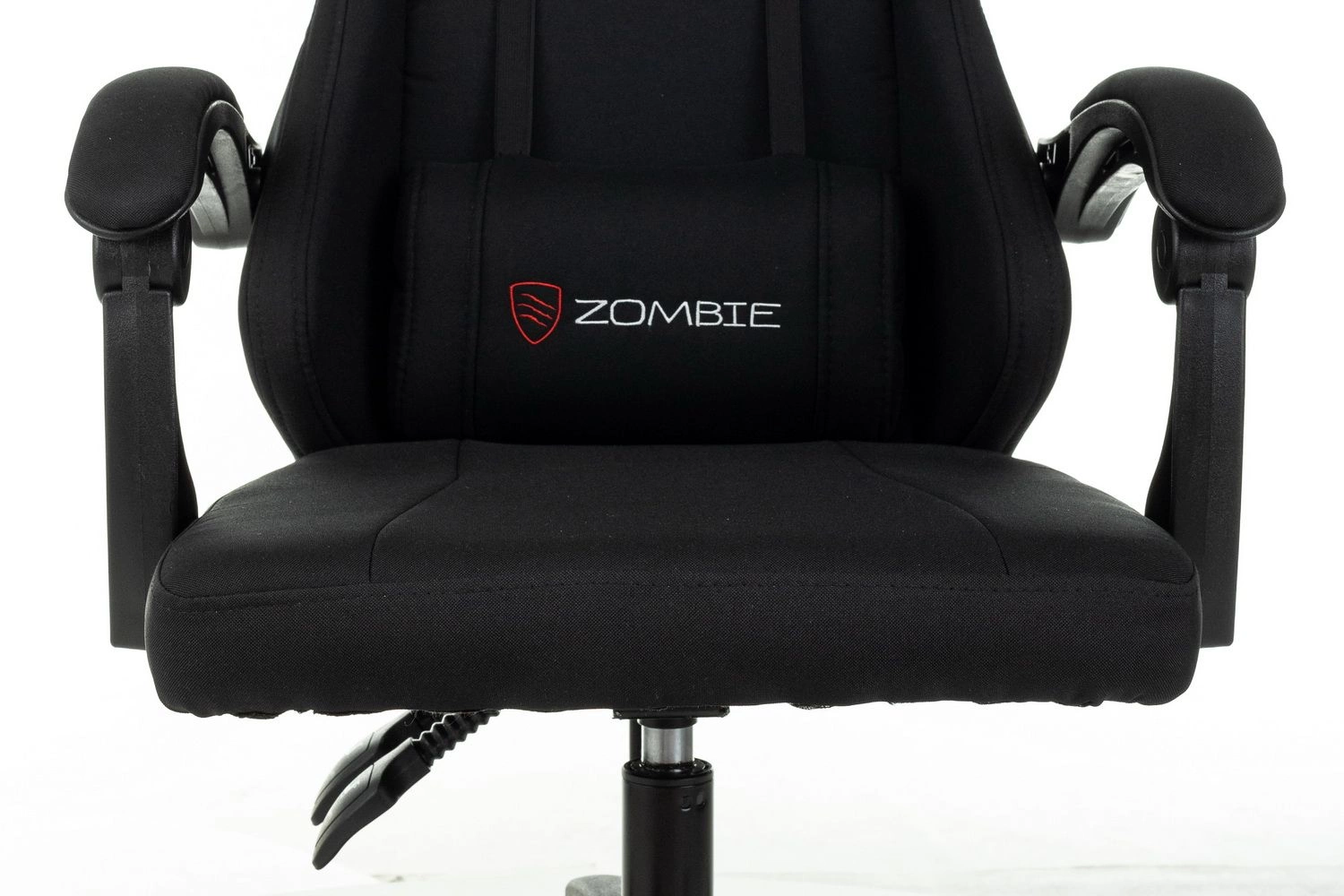 Кресло игровое Zombie Rudger черный крестов пластик - Дополнительные фотографии