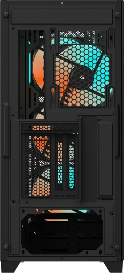 Корпус Gigabyte GB-C301G черный без БП ATX 3x120mm 5x140mm 2xUSB3.0 audio bott PSU — миниатюра 5