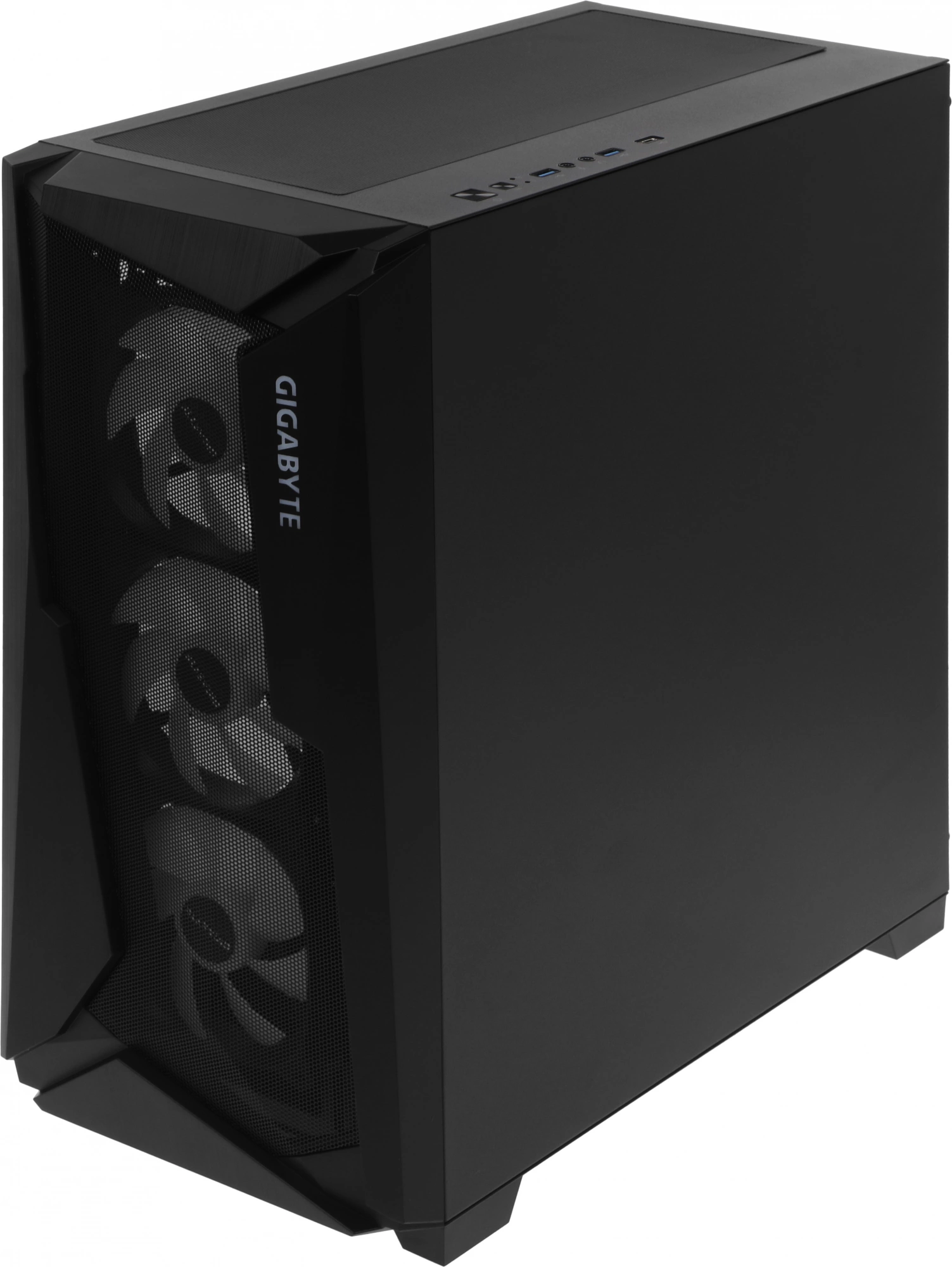 Корпус Gigabyte GB-C301G черный без БП ATX 3x120mm 5x140mm 2xUSB3.0 audio bott PSU — миниатюра 15