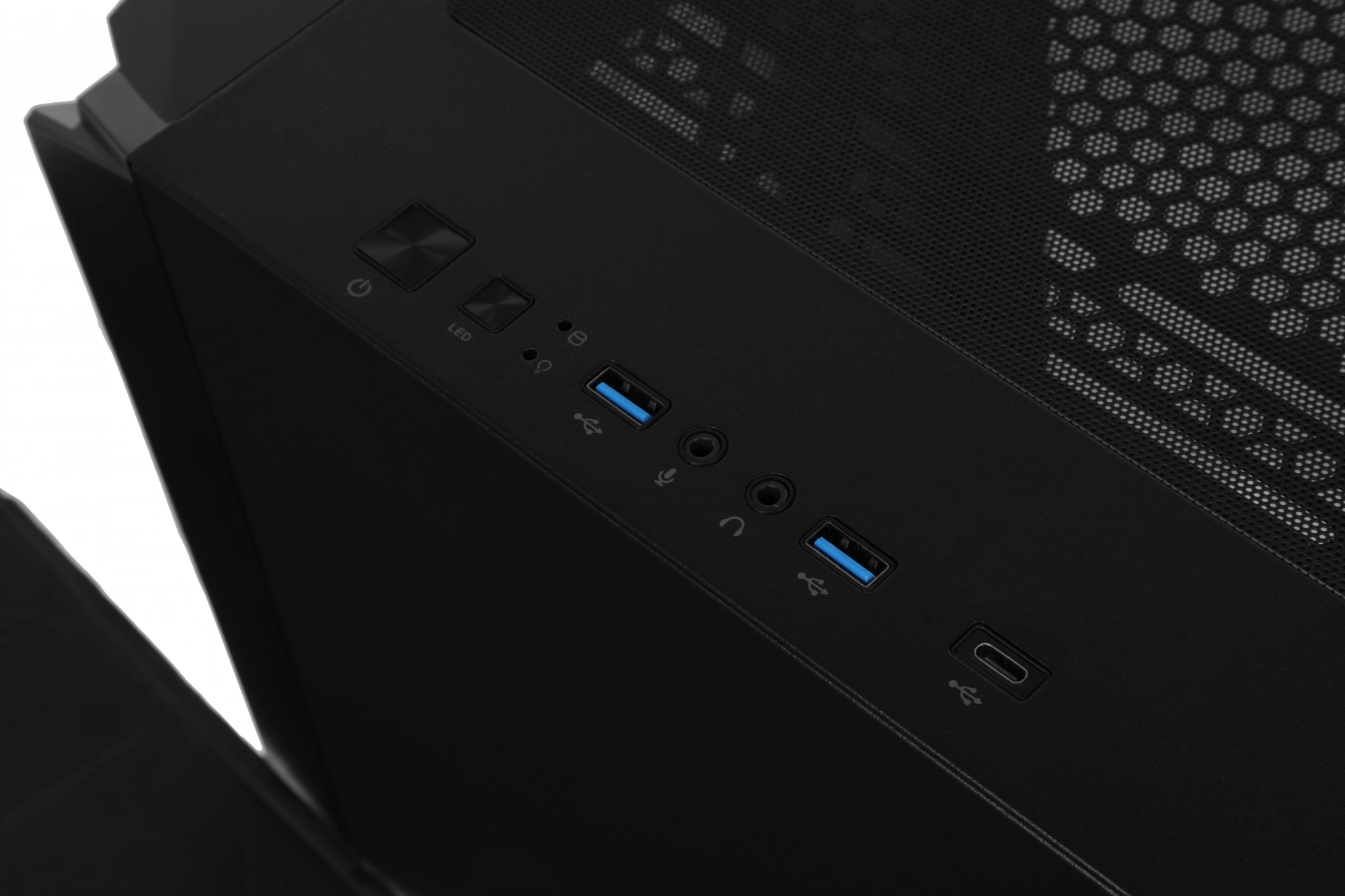 Корпус Gigabyte GB-C301G черный без БП ATX 3x120mm 5x140mm 2xUSB3.0 audio bott PSU — миниатюра 17