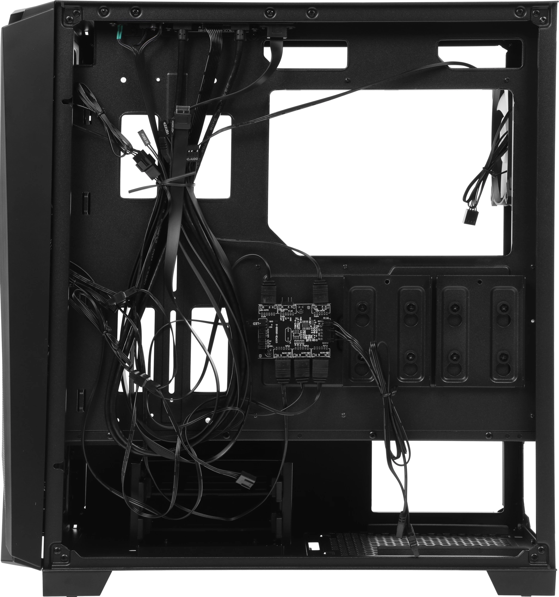 Корпус Gigabyte GB-C301G черный без БП ATX 3x120mm 5x140mm 2xUSB3.0 audio bott PSU — миниатюра 25