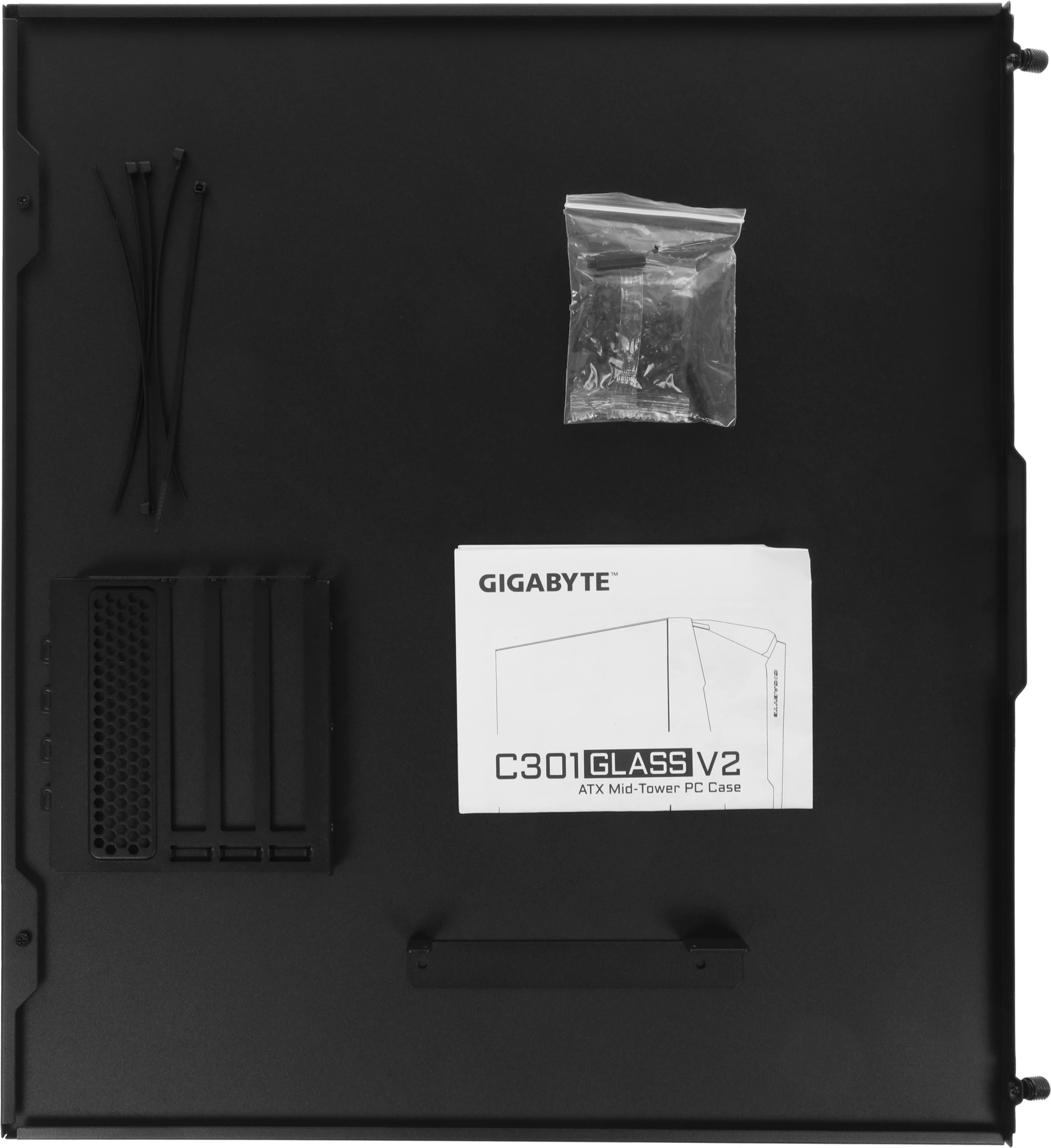 Корпус Gigabyte GB-C301G черный без БП ATX 3x120mm 5x140mm 2xUSB3.0 audio bott PSU — миниатюра 27