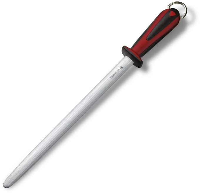 Мусат Victorinox Dual Grip для ножей красный/черный (7.8521) — фото 1