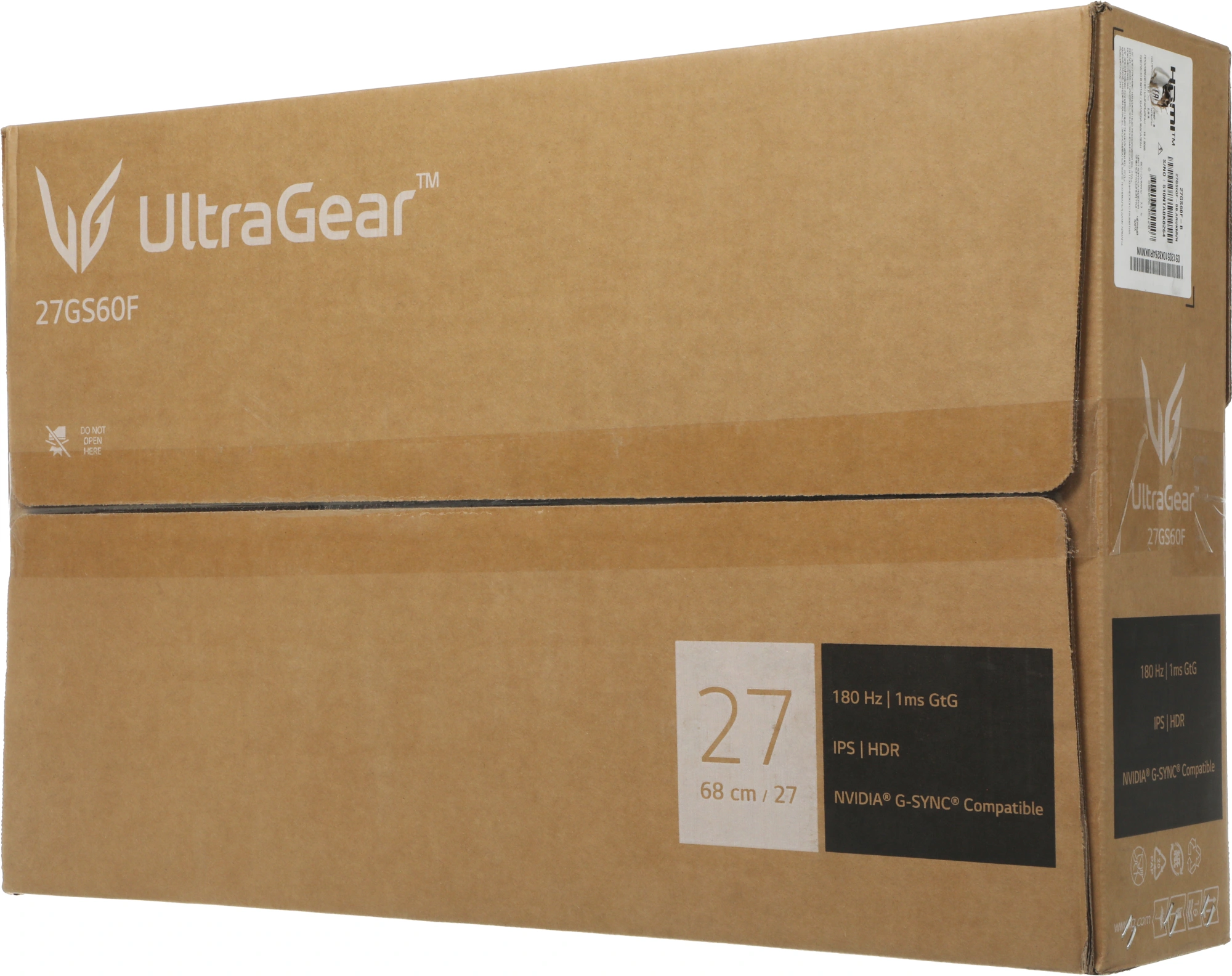 Монитор LG 27" UltraGear 27GS60F-B черный IPS LED 16:9 HDMI матовая 300cd 178гр/178гр 1920x1080 180Hz G-Sync FreeSync DP FHD 5.8кг — миниатюра 9