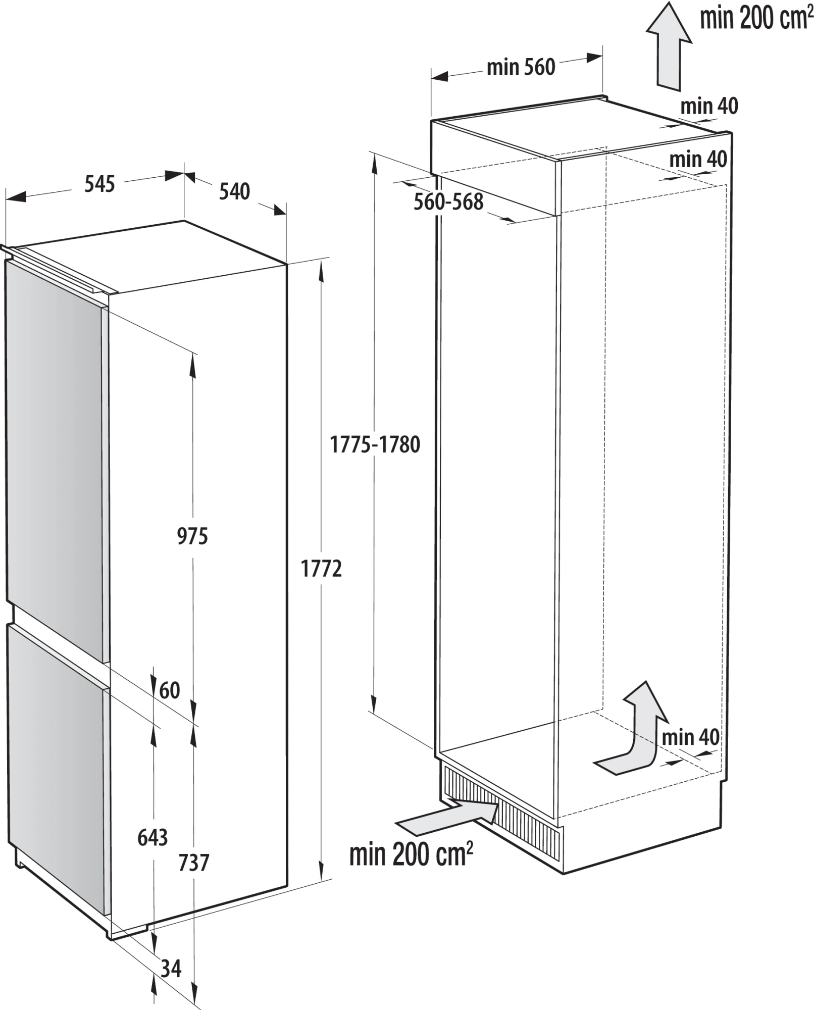 Холодильник Gorenje NRKI517141 2-хкамерн. — миниатюра 11