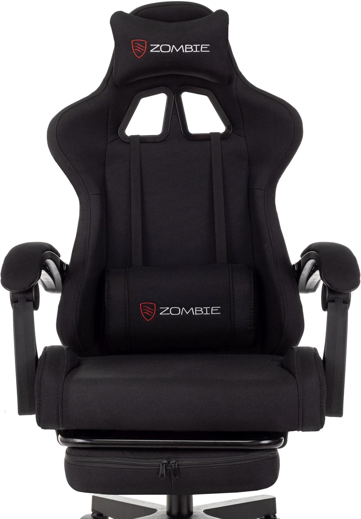 Кресло игровое Zombie Shadow черный Neo Black с подголов. крестов. пластик подст.для ног пластик черный — миниатюра 11