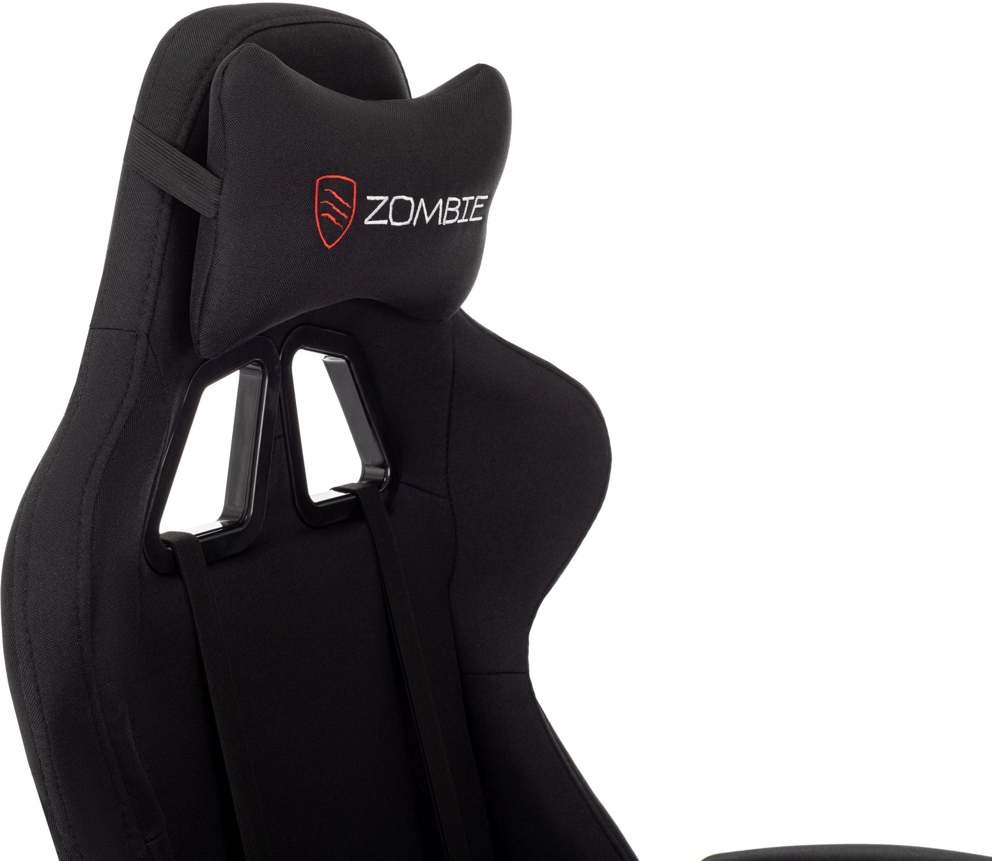 Кресло игровое Zombie Shadow черный Neo Black с подголов. крестов. пластик подст.для ног пластик черный — миниатюра 16
